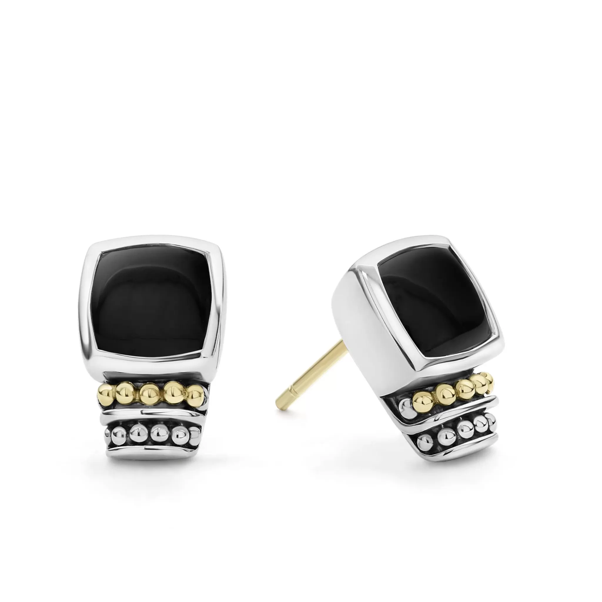 Best LAGOS Bezel-Set Onyx Stud Earrings