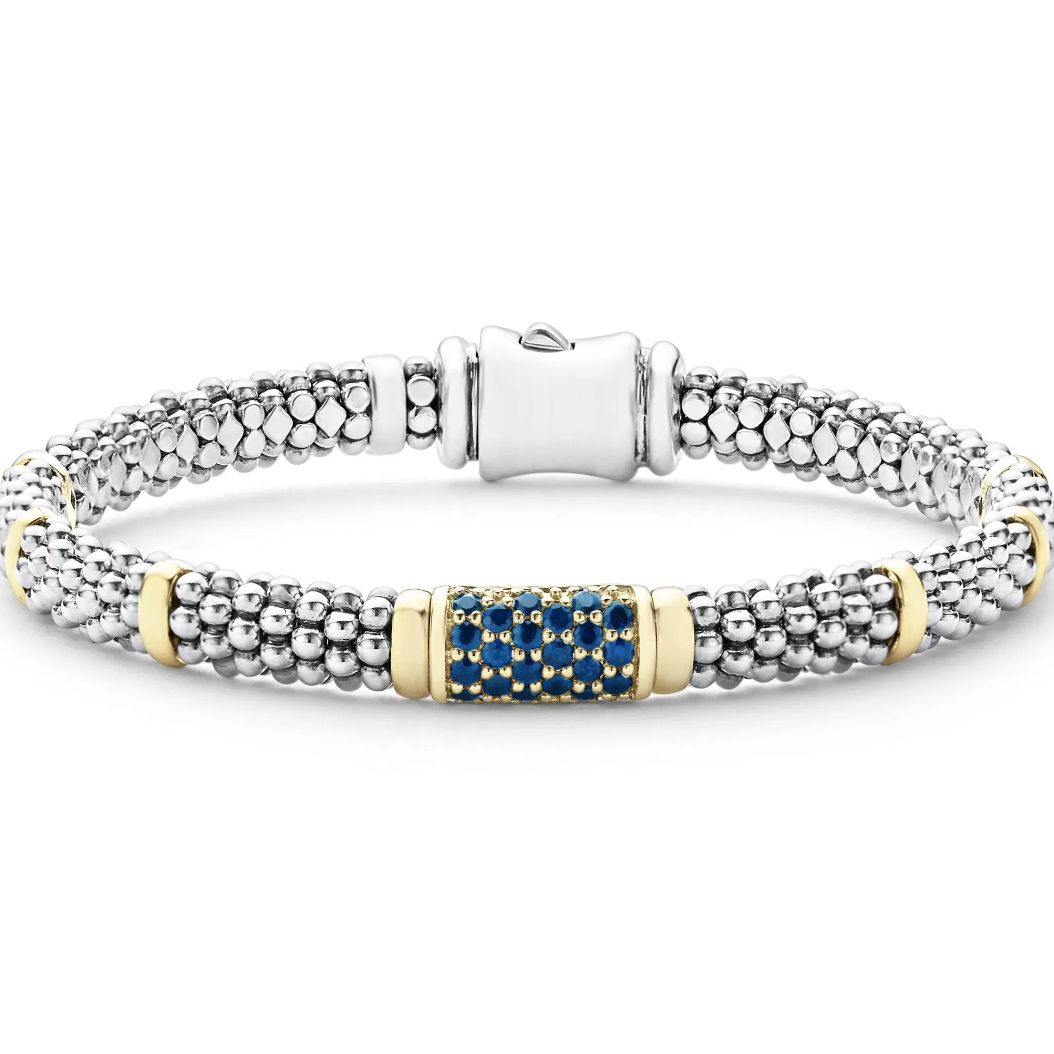 Sale LAGOS Blue Sapphire Caviar Bracelet | 6Mm