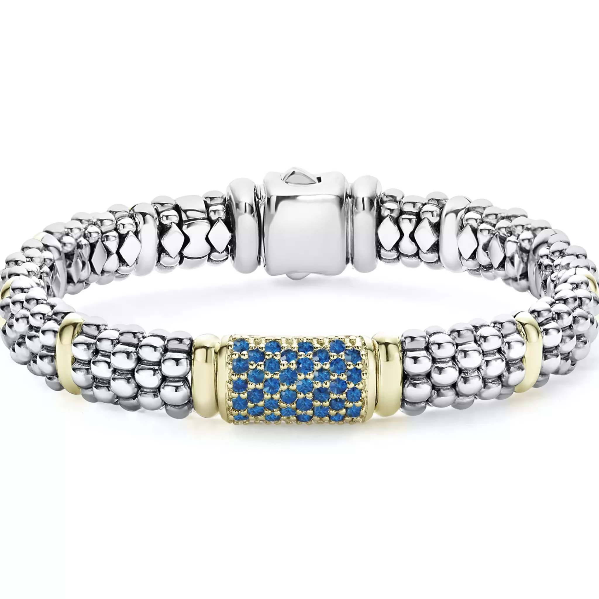 Cheap LAGOS Blue Sapphire Caviar Bracelet | 9Mm