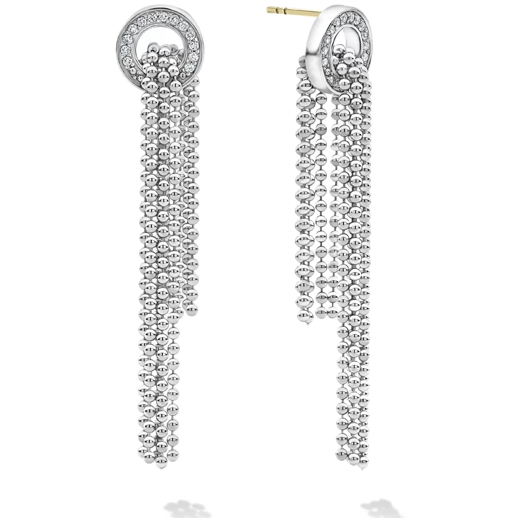 Fashion LAGOS Cascading Caviar Diamond Earrings