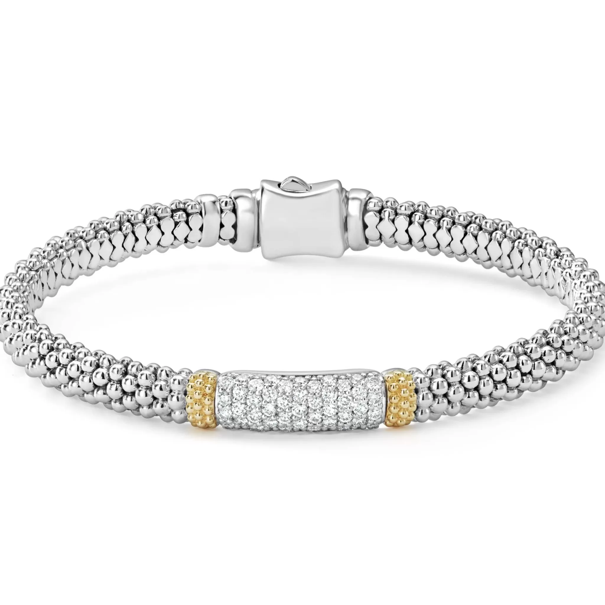 Best Sale LAGOS Caviar Diamond Bracelet | 6Mm