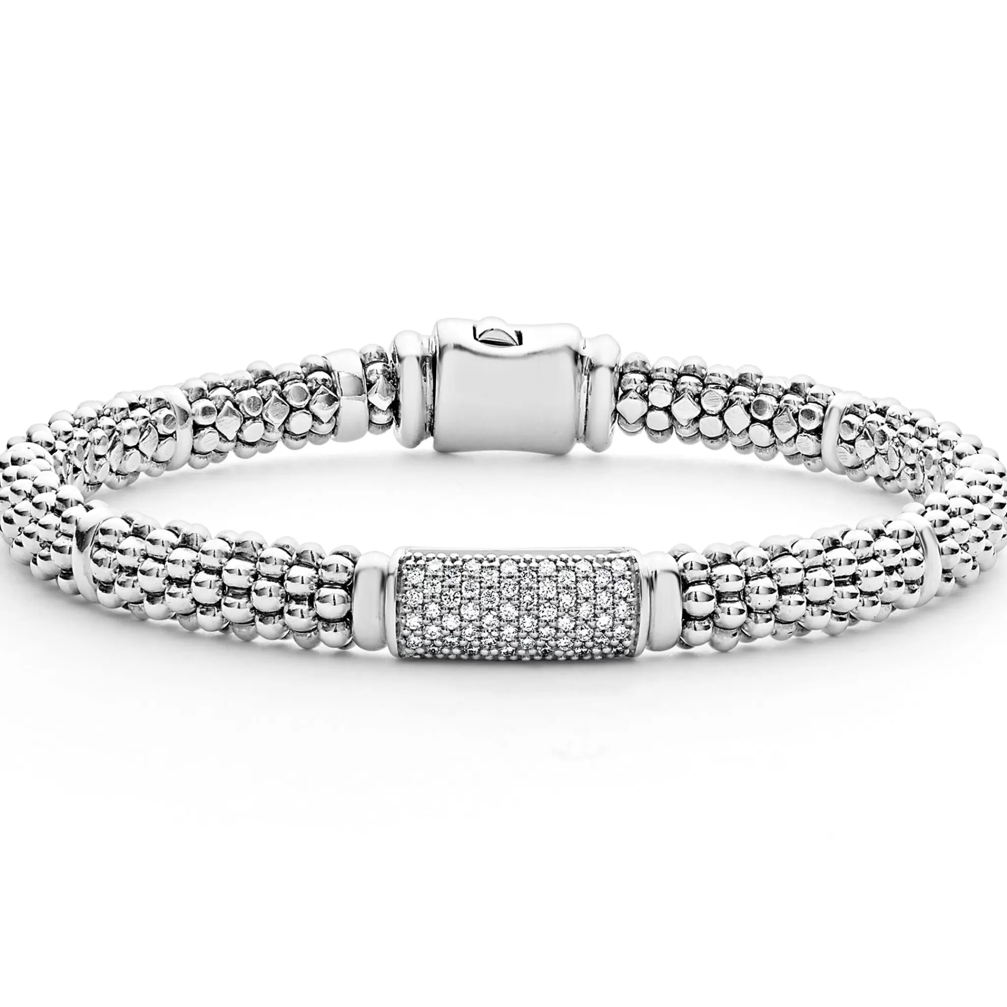 Cheap LAGOS Caviar Diamond Bracelet | 6Mm