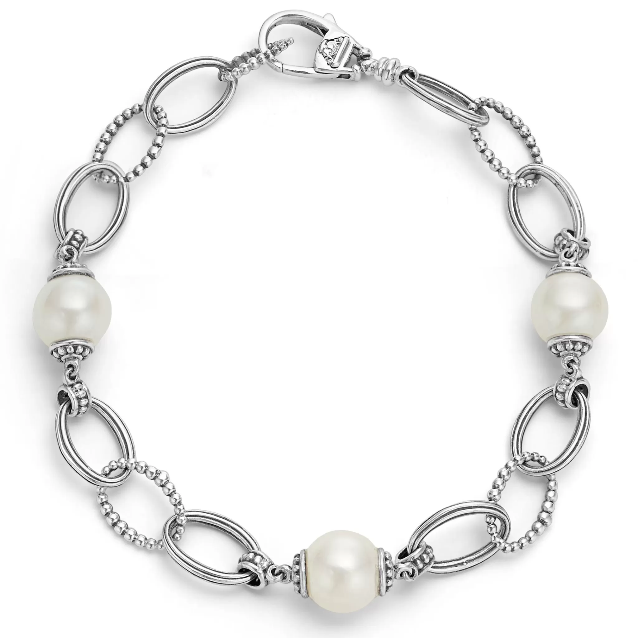 Cheap LAGOS Caviar Pearl Link Bracelet