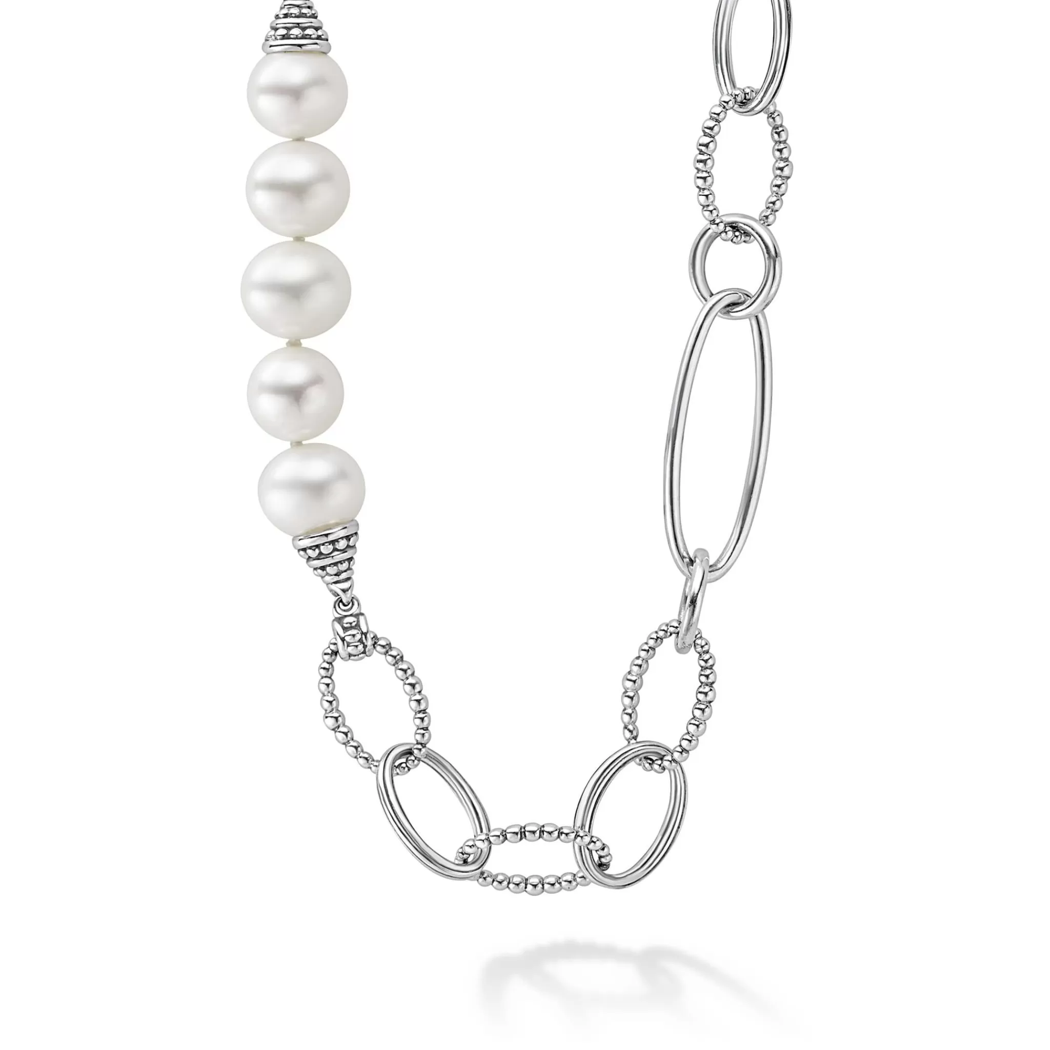 Best LAGOS Caviar Pearl Link Necklace