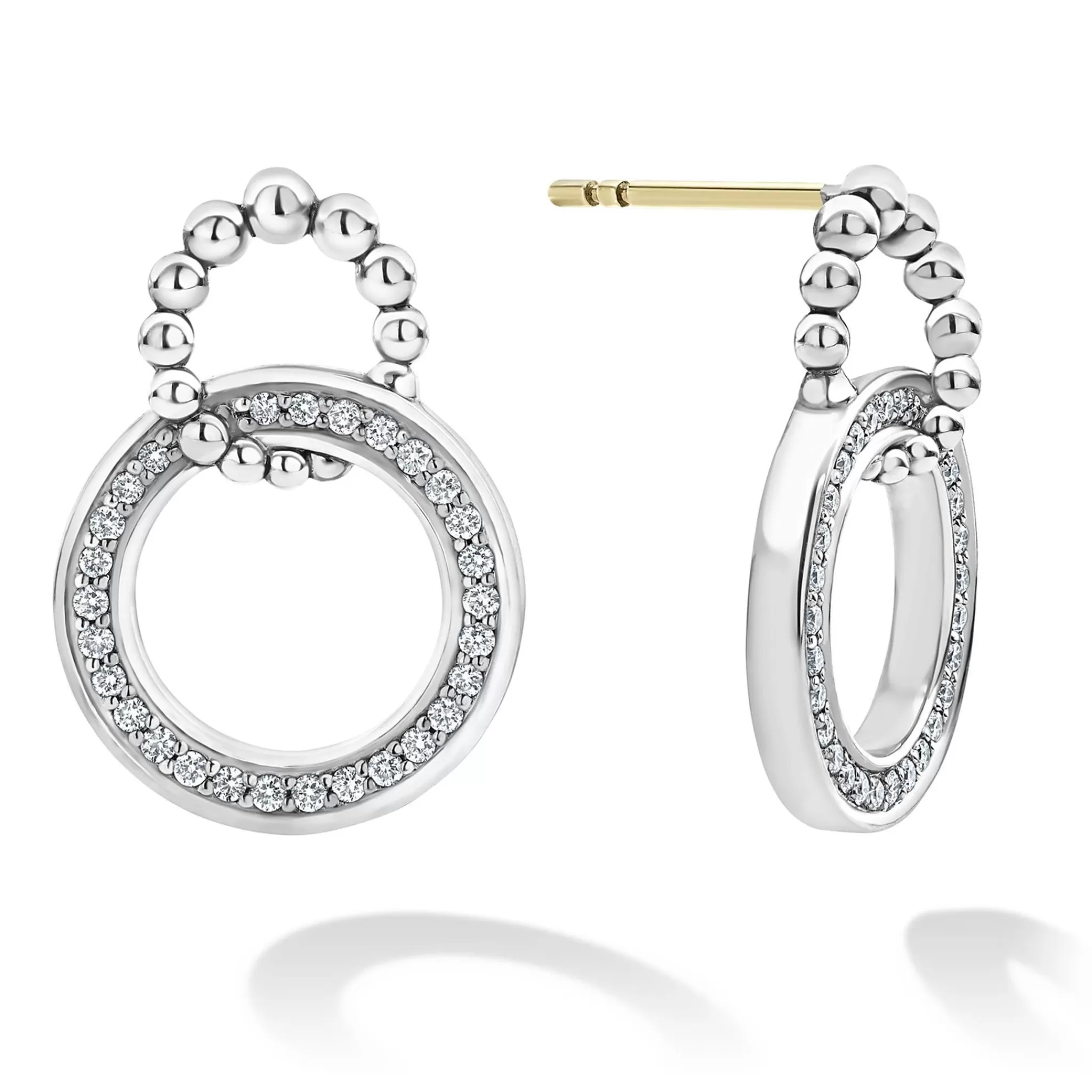 Shop LAGOS Caviar Spark Diamond Earrings And Necklace Gift Set