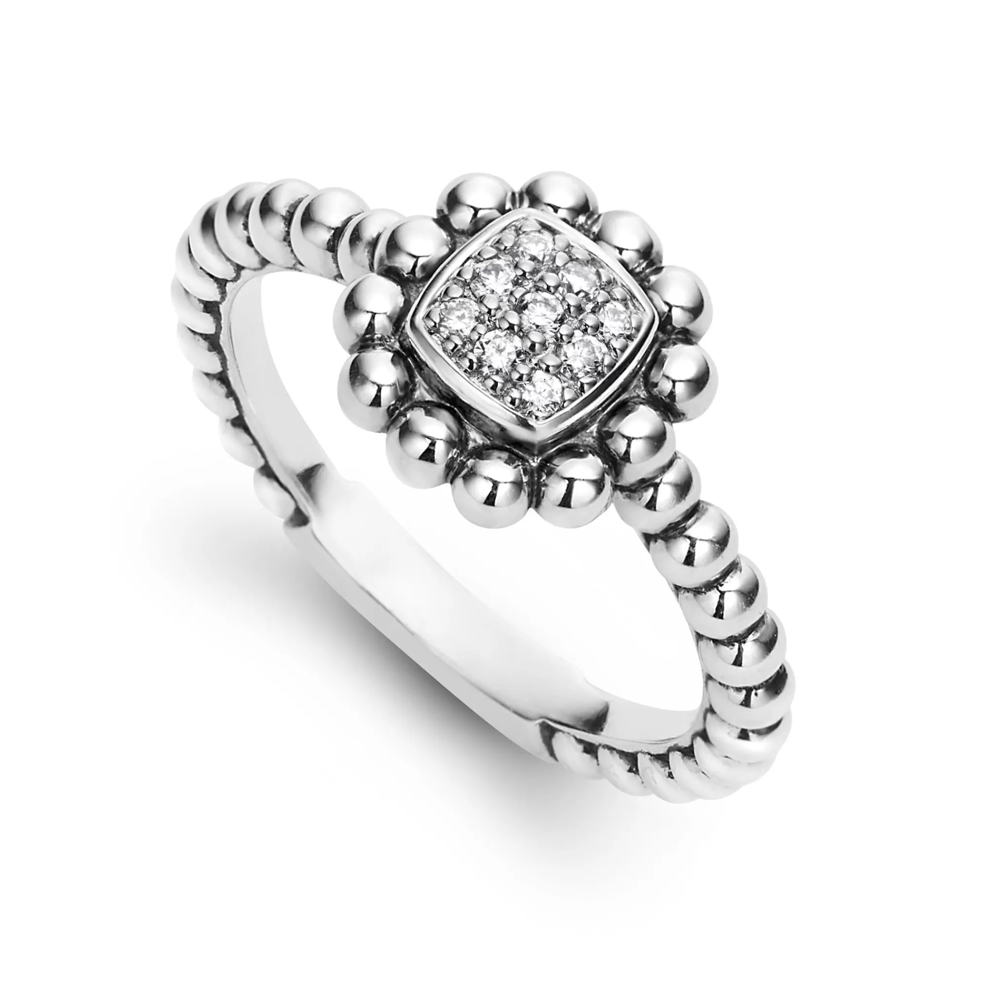 Store LAGOS Caviar Square Diamond Ring