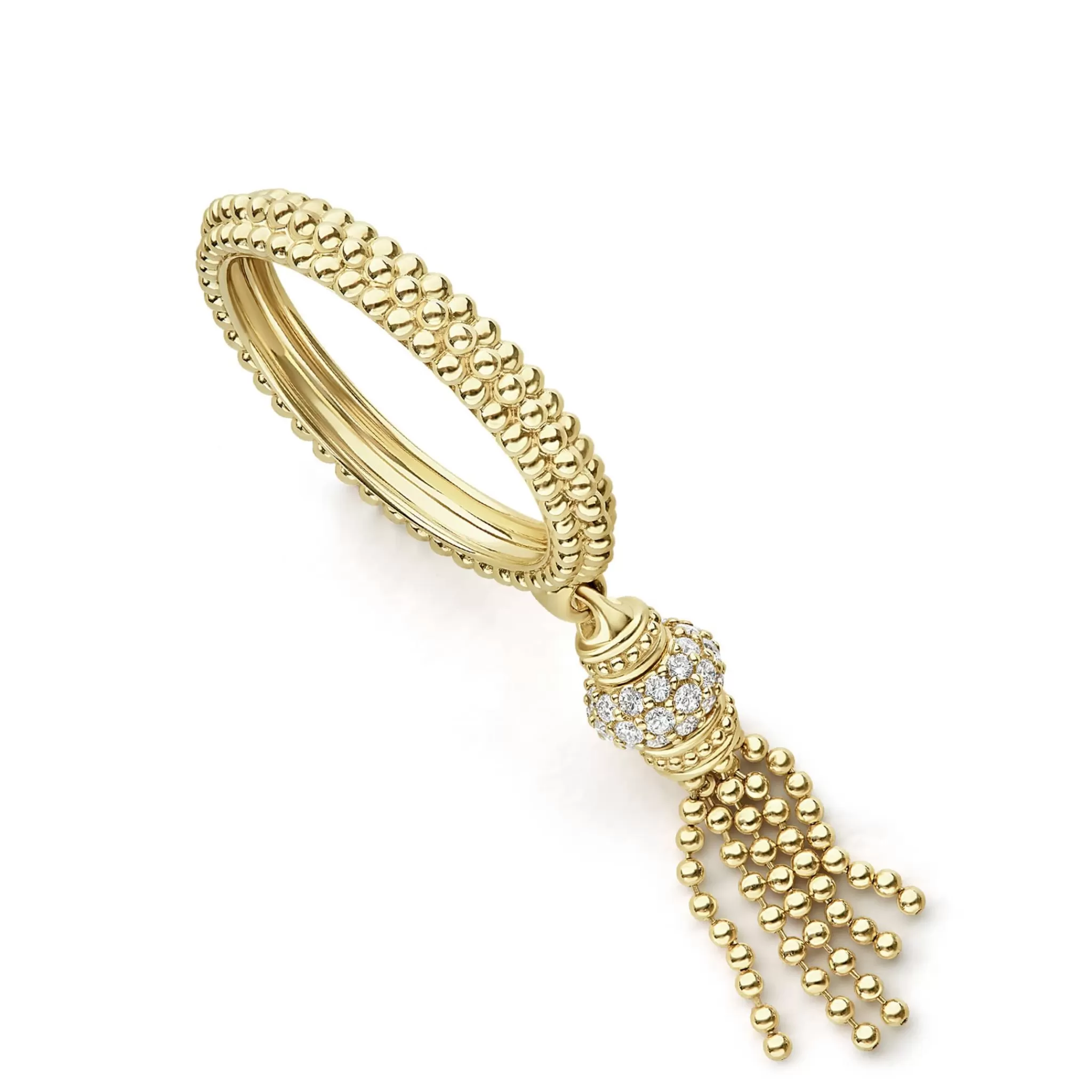 Outlet LAGOS Caviar Tassel Diamond Ring