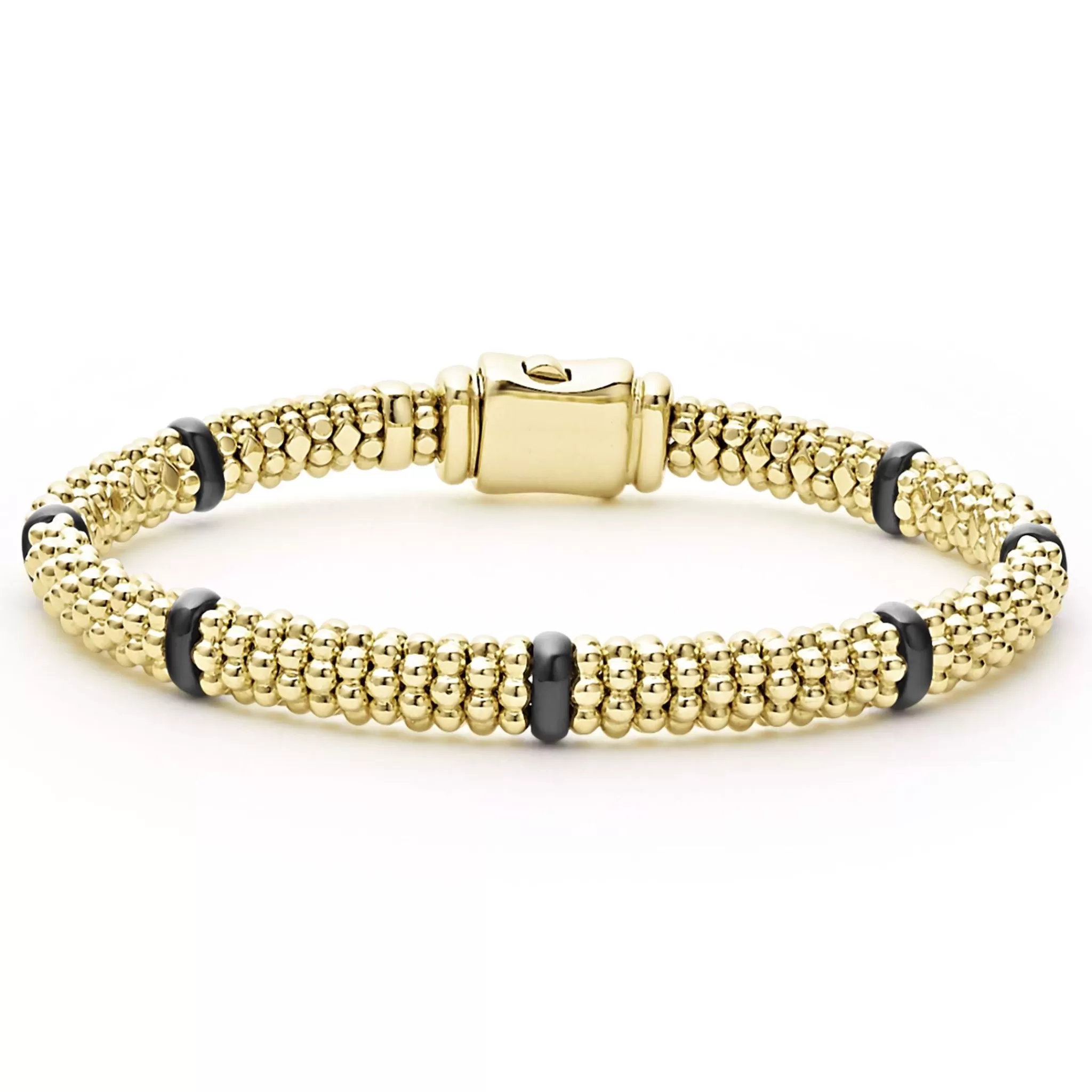 Hot LAGOS Ceramic And 18K Gold Caviar Bracelet | 6Mm