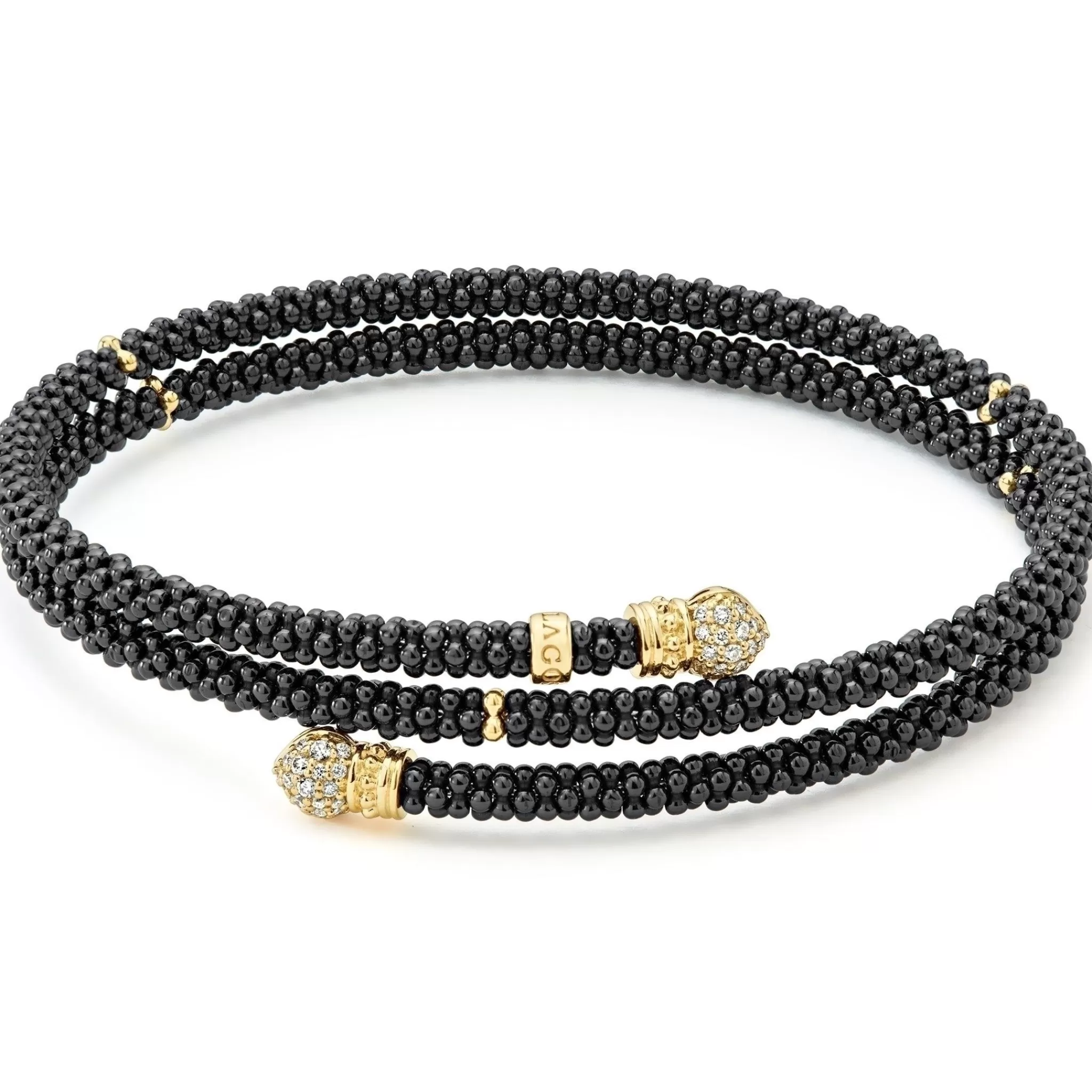 Discount LAGOS Ceramic Wrap Diamond Bracelet