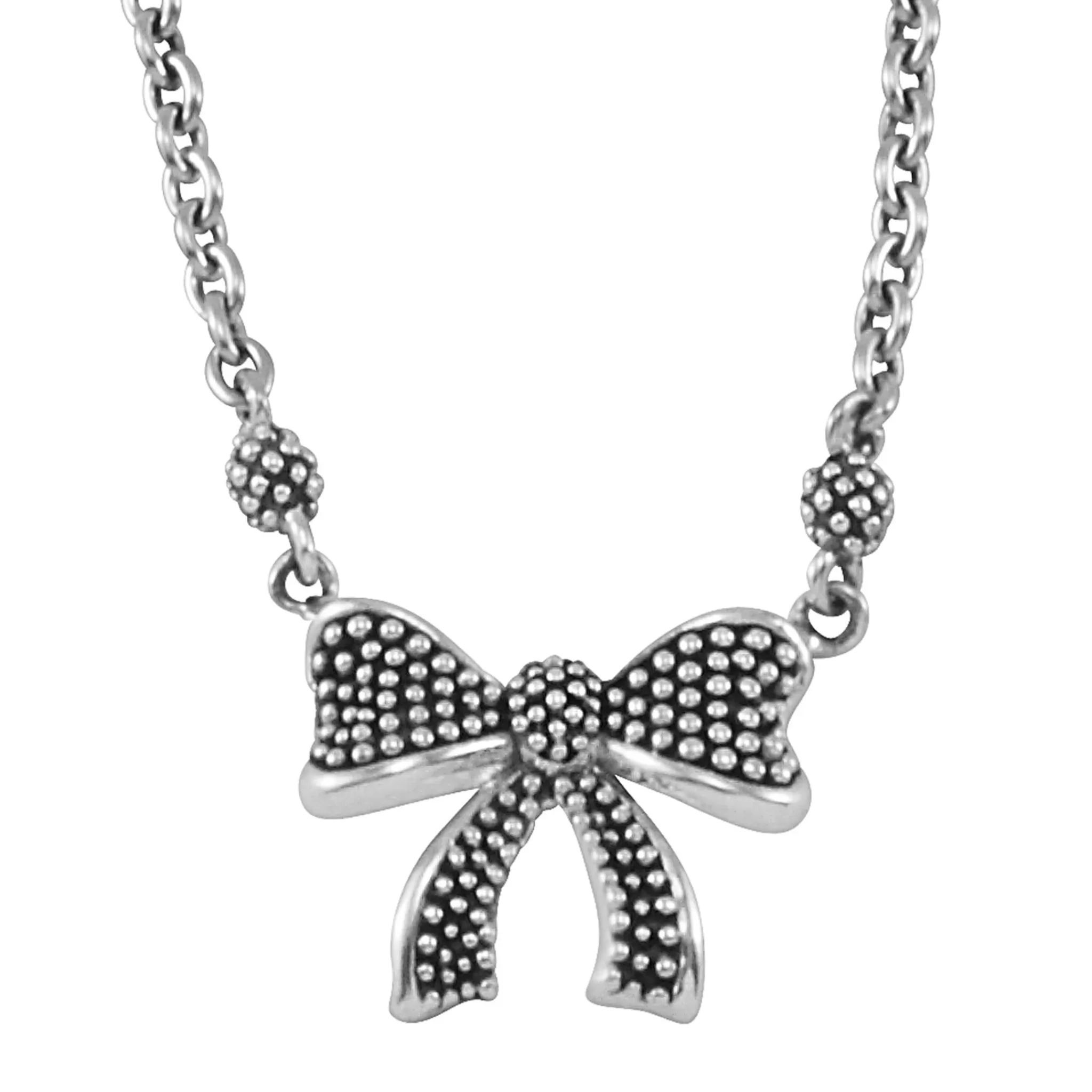 Fashion LAGOS Childs First Caviar Bow Necklace