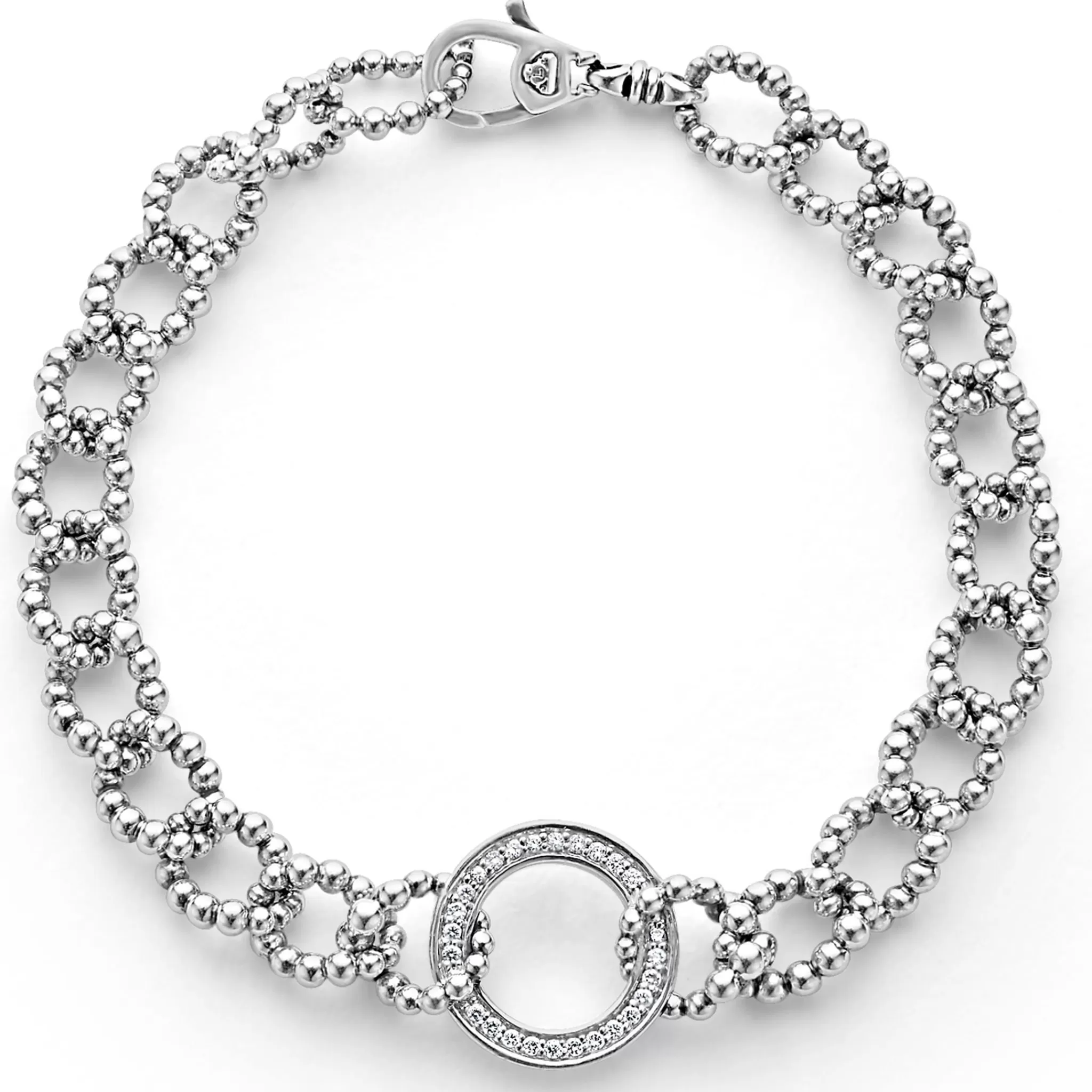 Best LAGOS Circle Diamond Link Bracelet