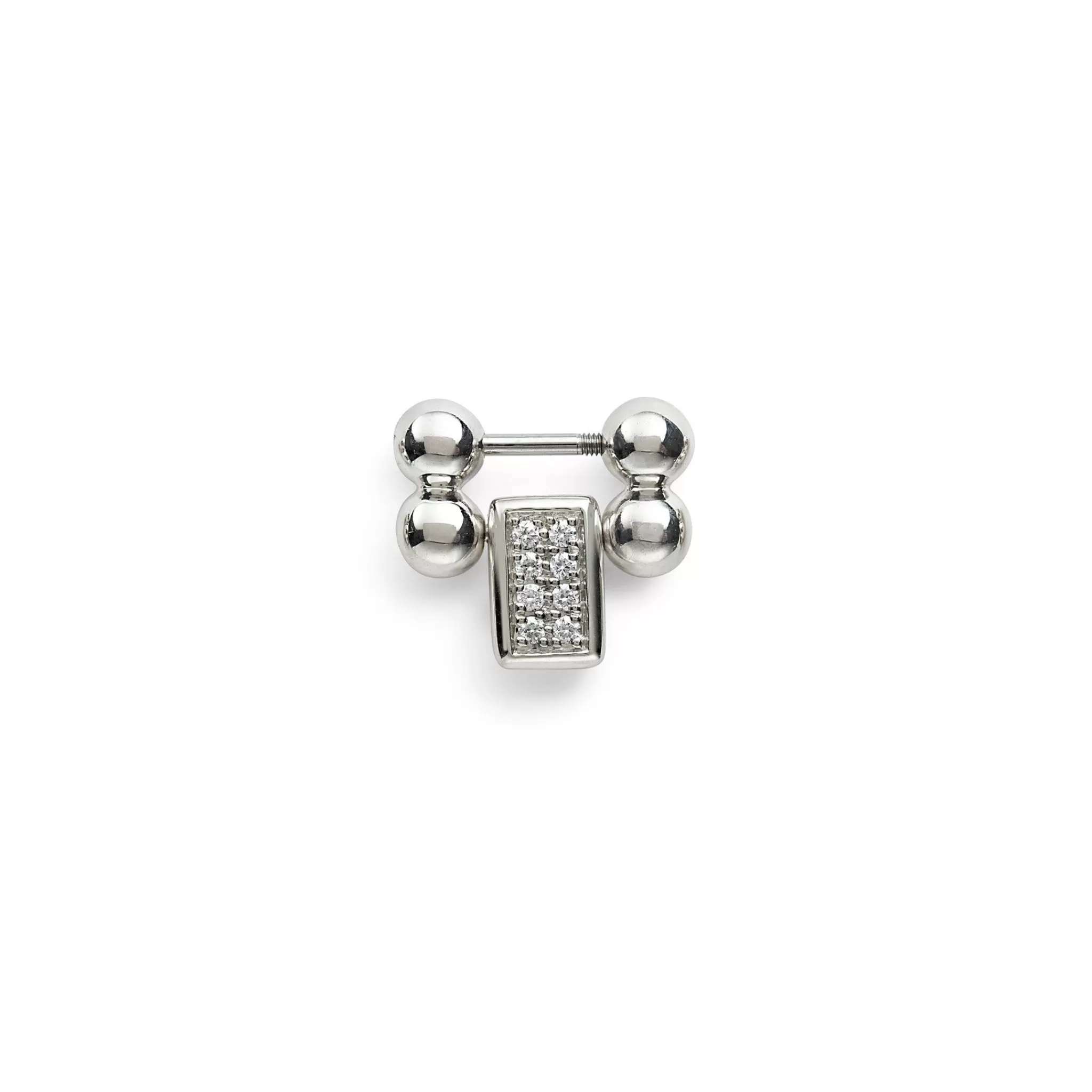 Cheap LAGOS Diamond And Sterling Silver Link