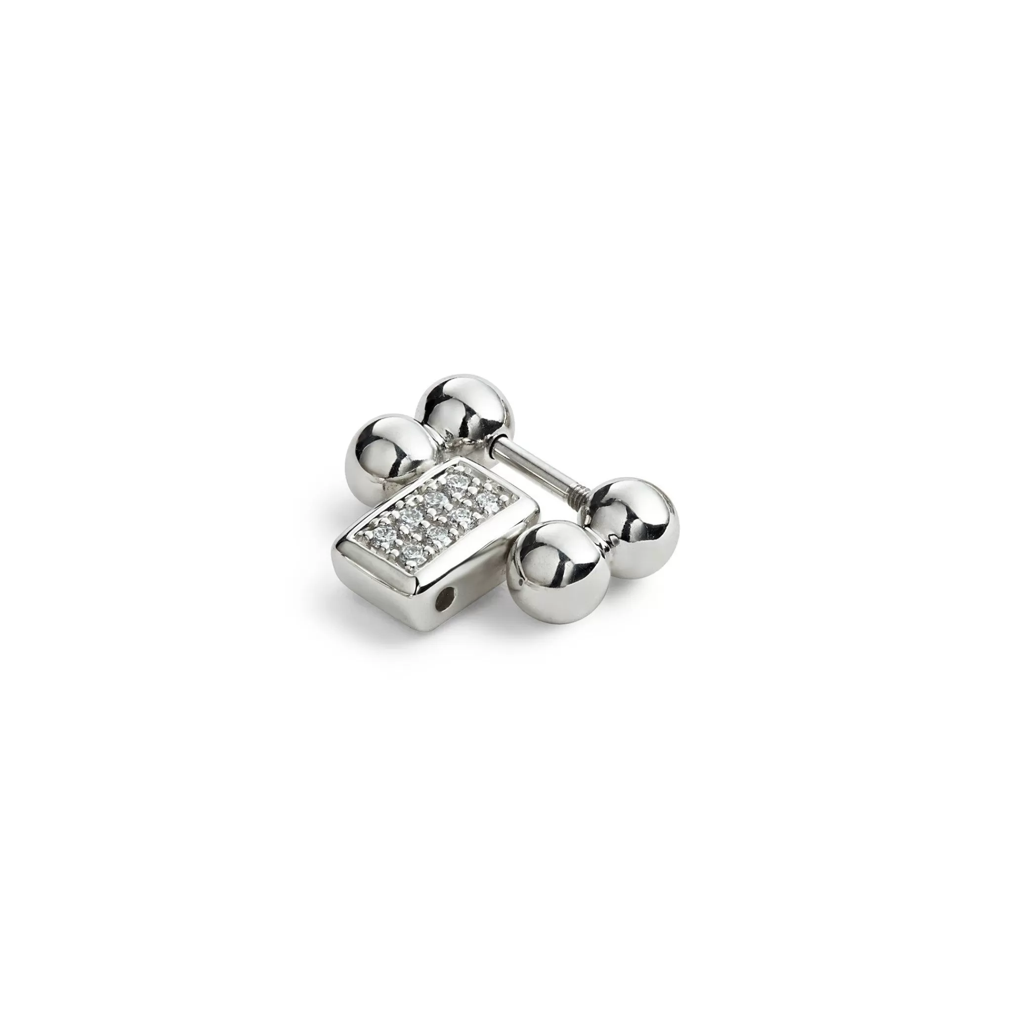 Fashion LAGOS Diamond And Sterling Silver Link