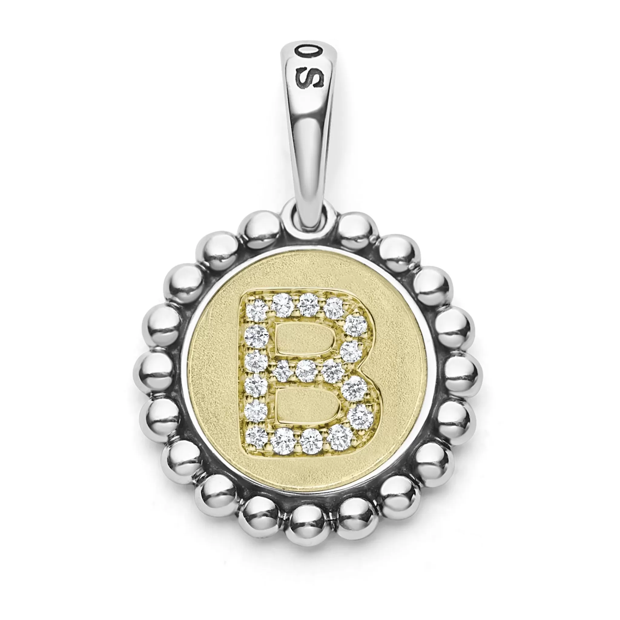 Store LAGOS Diamond B Initial Charm