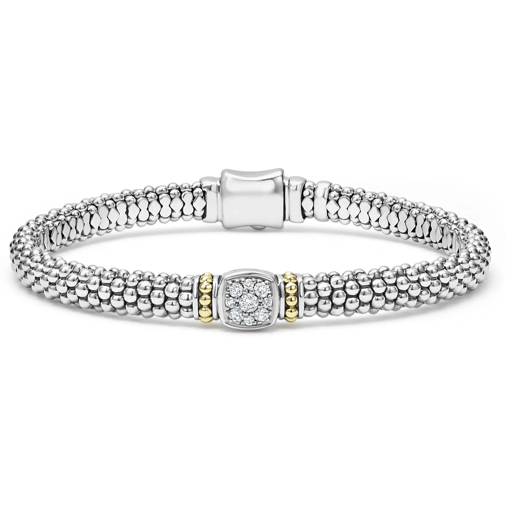 Outlet LAGOS Diamond Caviar Bracelet | 6Mm