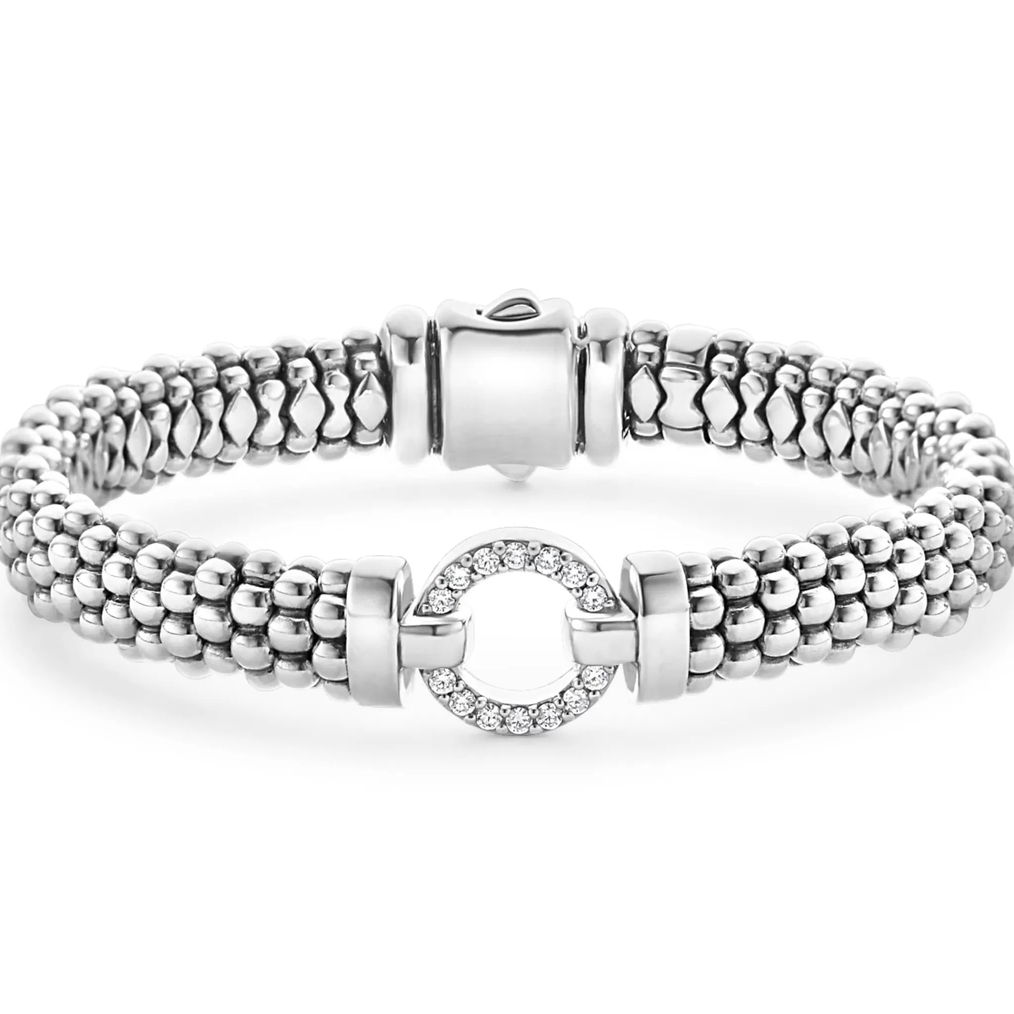 Store LAGOS Diamond Circle Caviar Bracelet | 9Mm