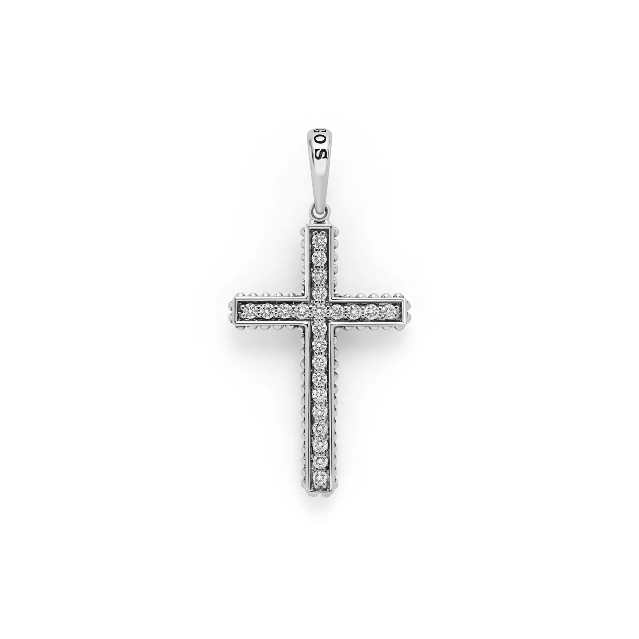 Fashion LAGOS Diamond Cross Amulet