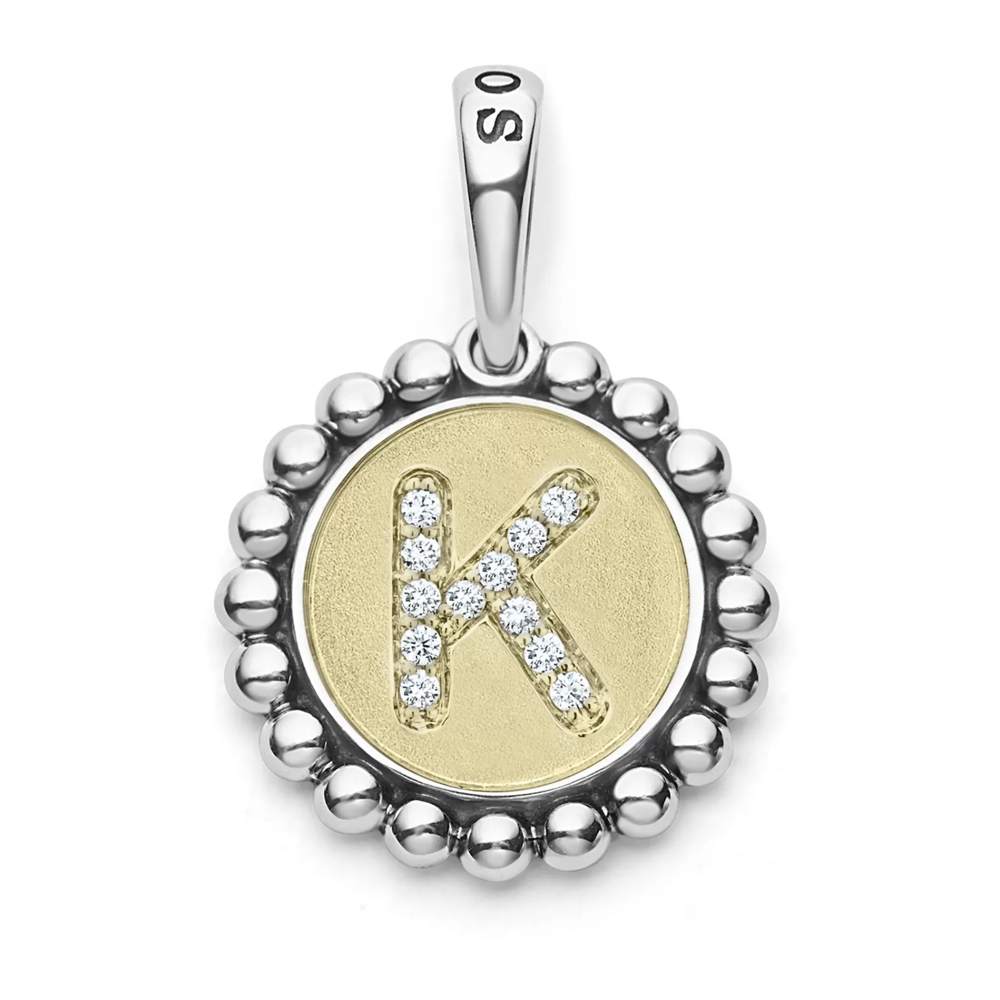 Fashion LAGOS Diamond K Initial Charm