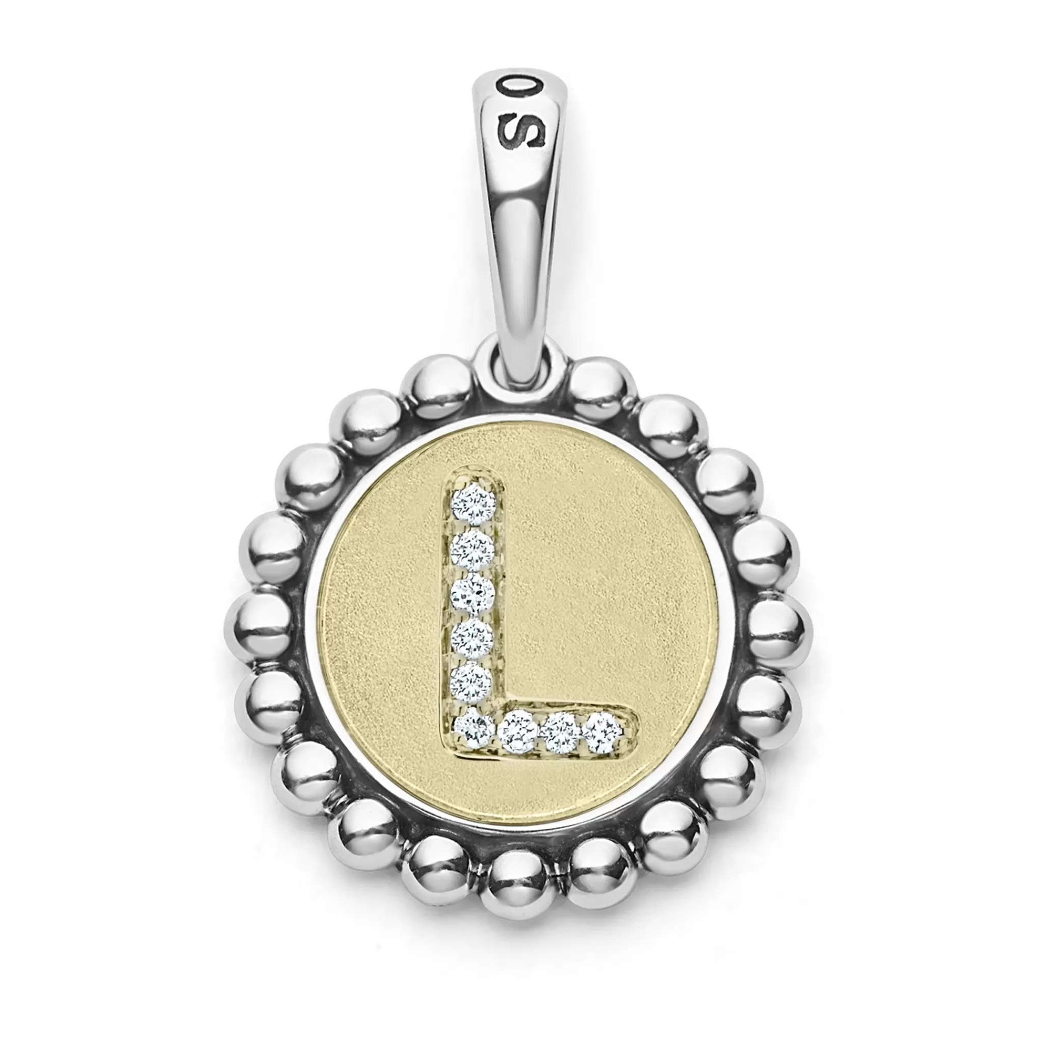 Online LAGOS Diamond L Initial Charm