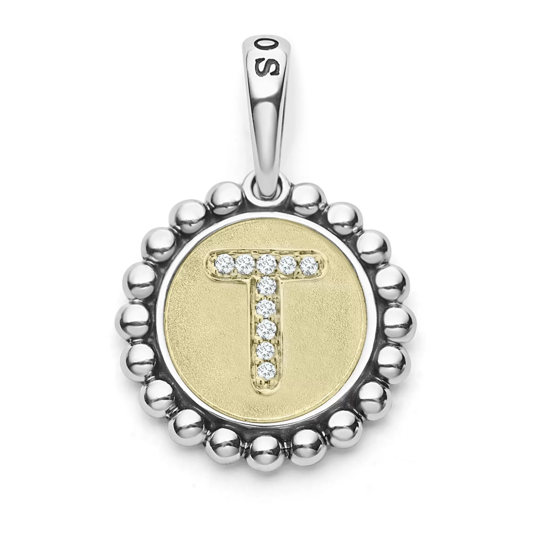 Shop LAGOS Diamond T Initial Charm