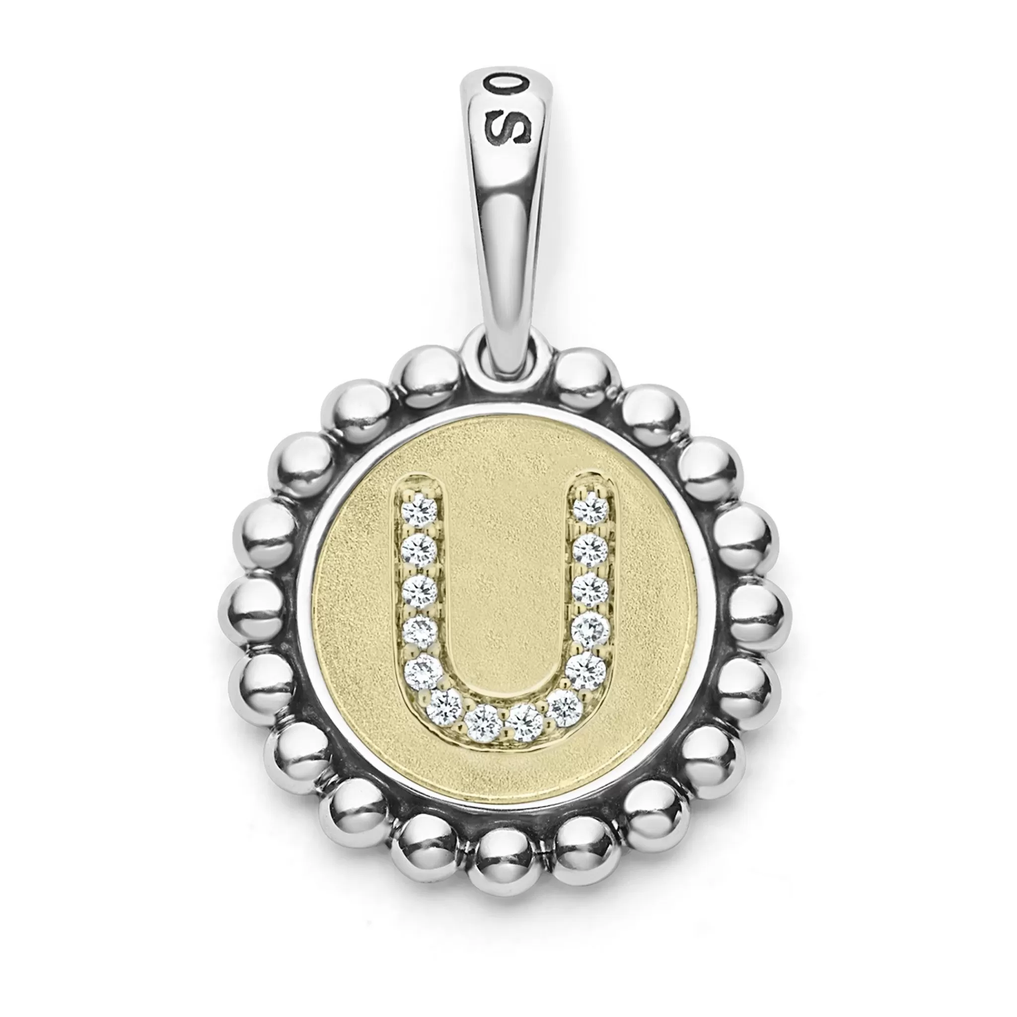 Shop LAGOS Diamond U Initial Charm