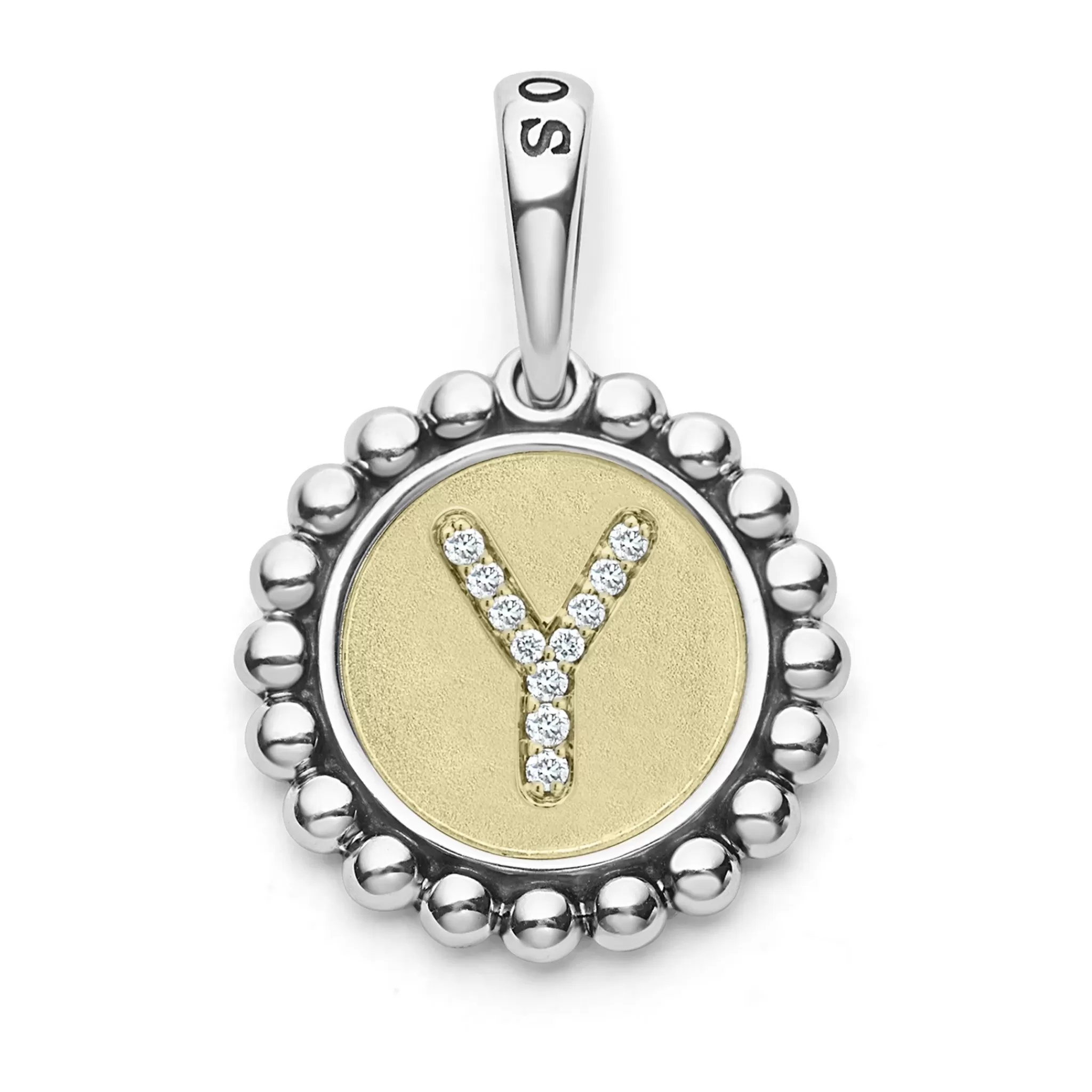 Best Sale LAGOS Diamond Y Initial Charm