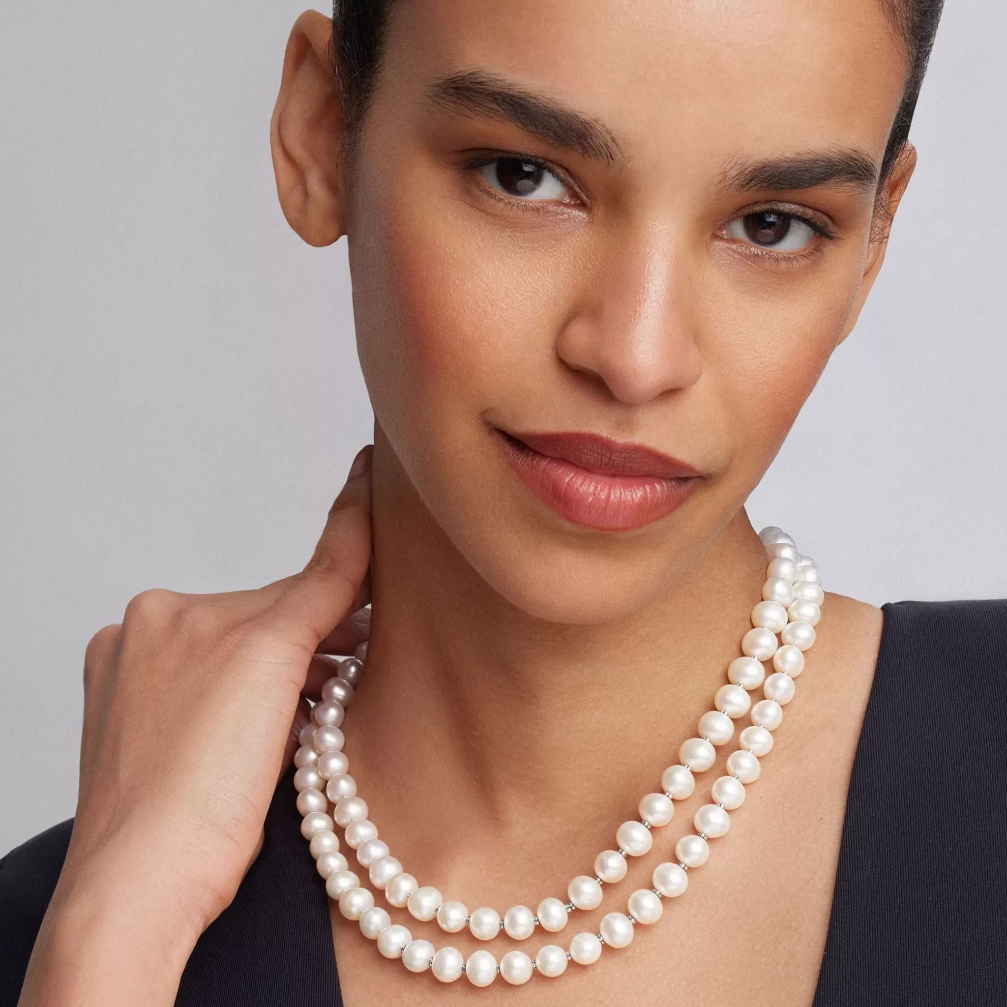 Cheap LAGOS Double Strand Pearl Necklace