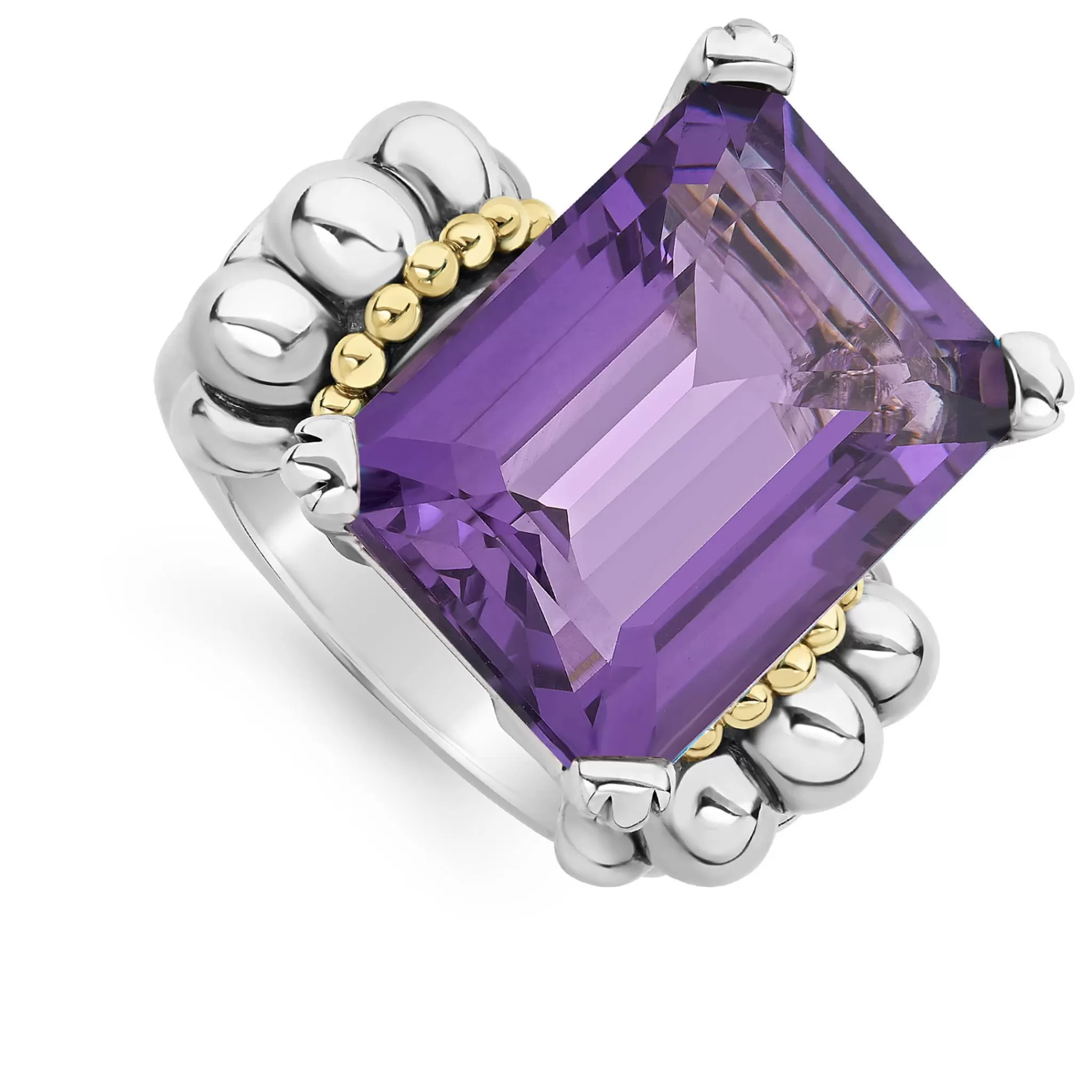 Best LAGOS Extra Large Emerald-Cut Amethyst Ring