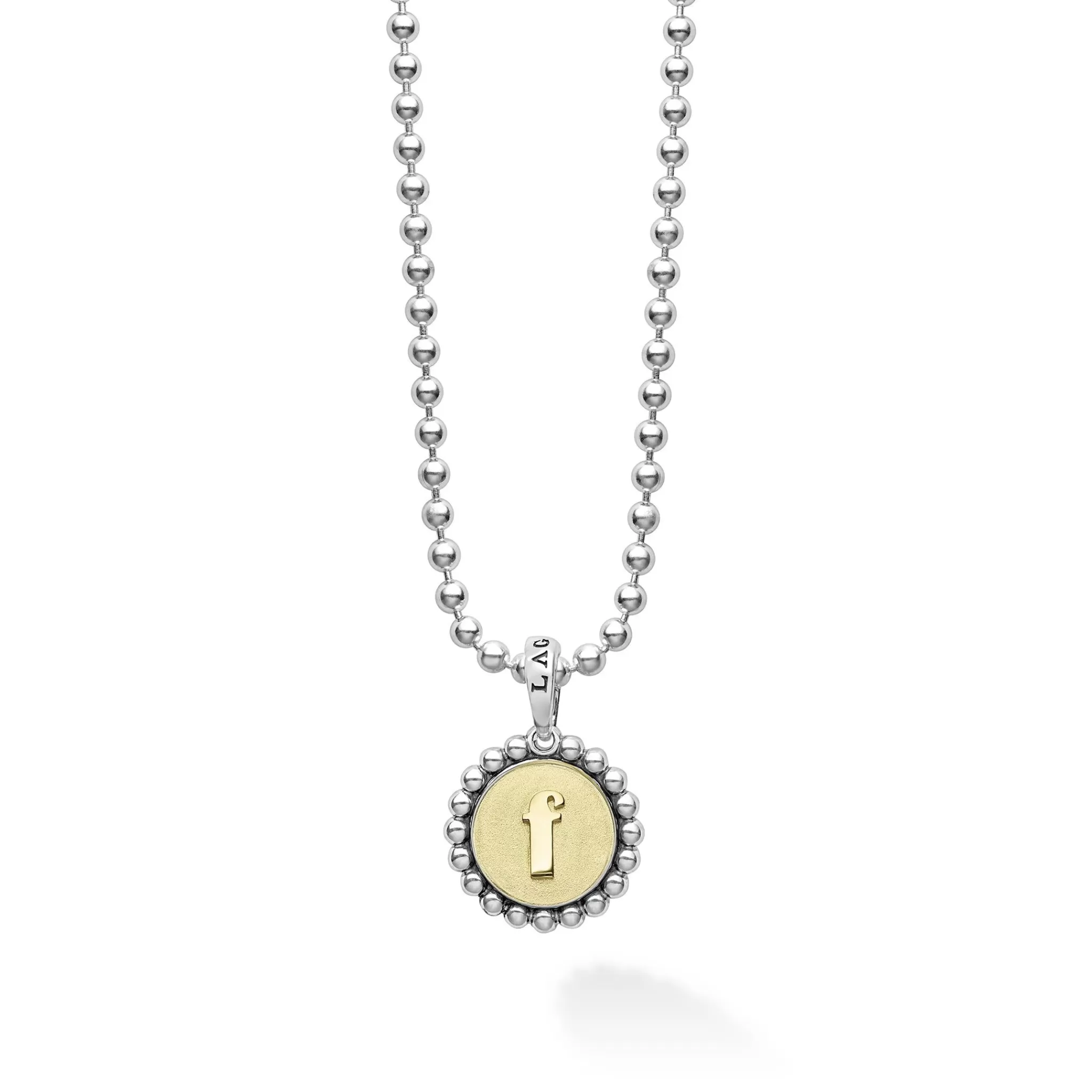 Cheap LAGOS F Initial Charm Necklace