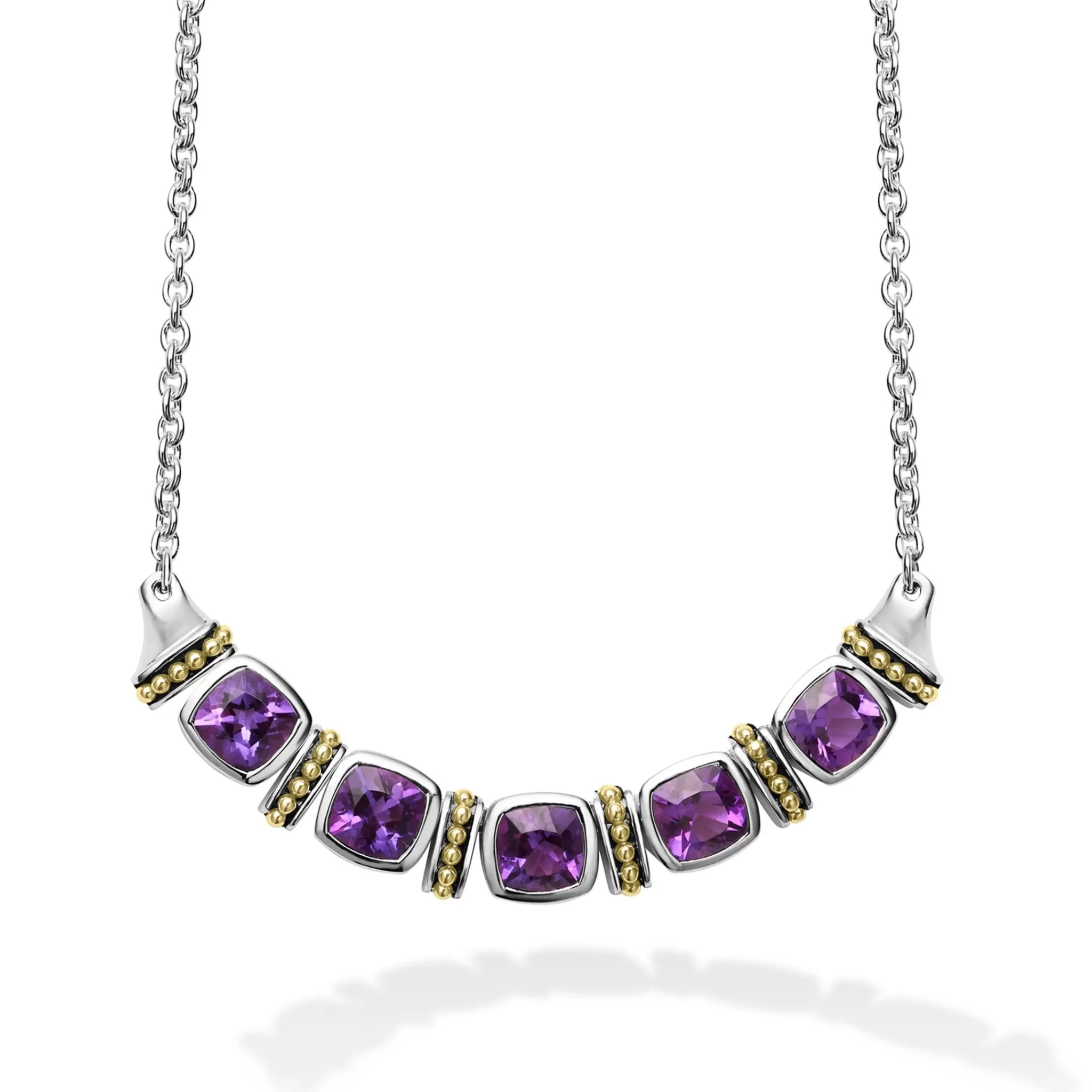 Best Sale LAGOS Five Station Amethyst Necklace