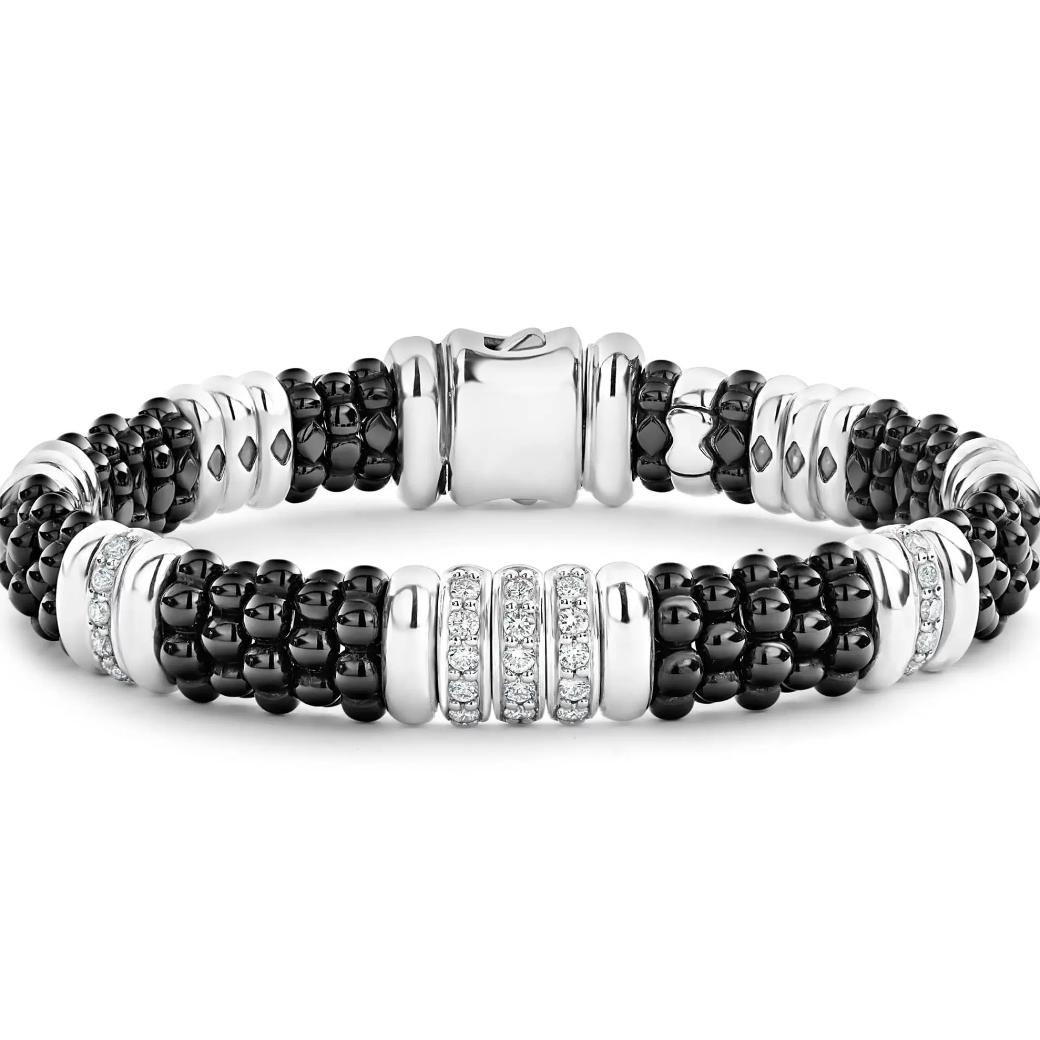 Online LAGOS Five Station Ceramic Diamond Bracelet | 9Mm