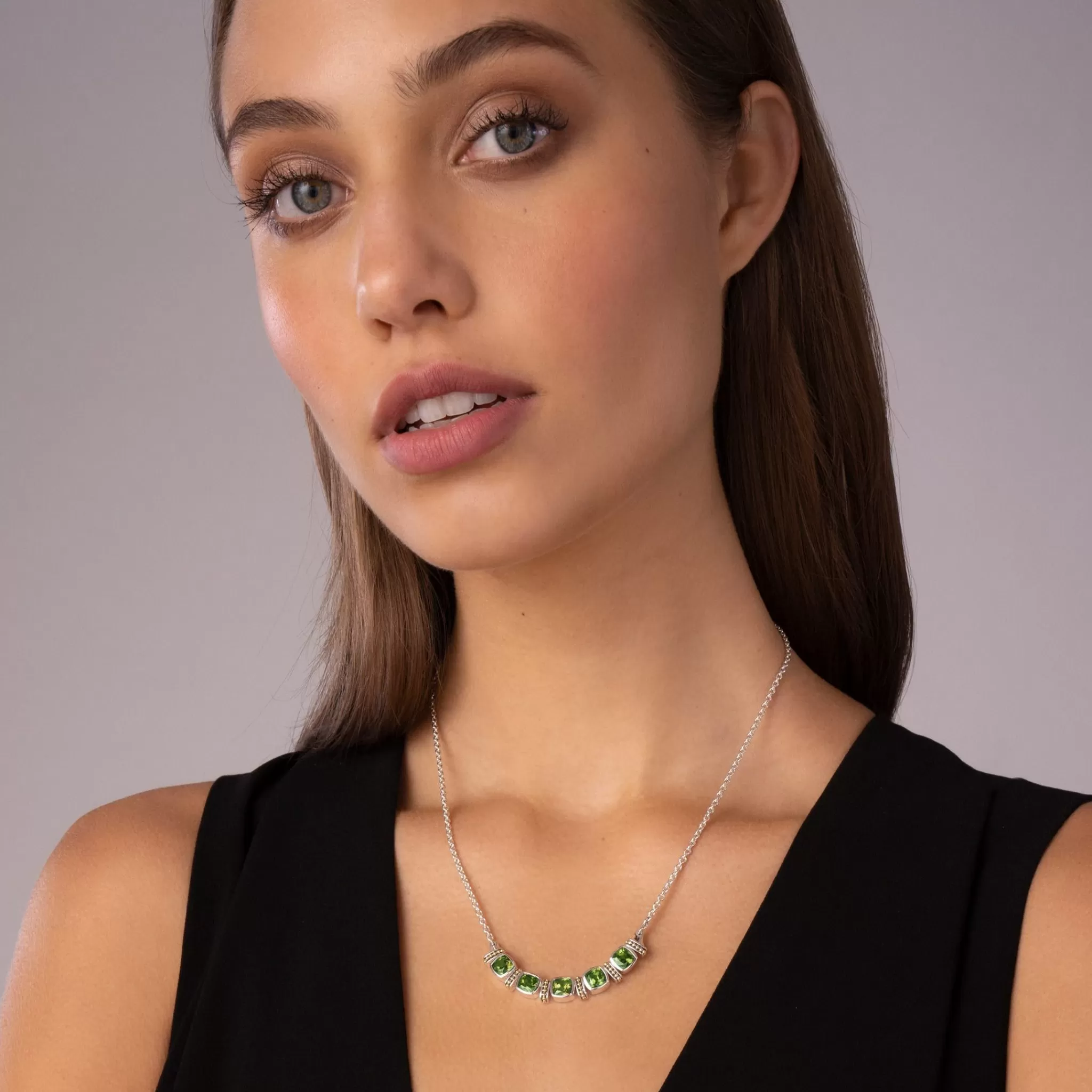 Shop LAGOS Five Station Peridot Necklace