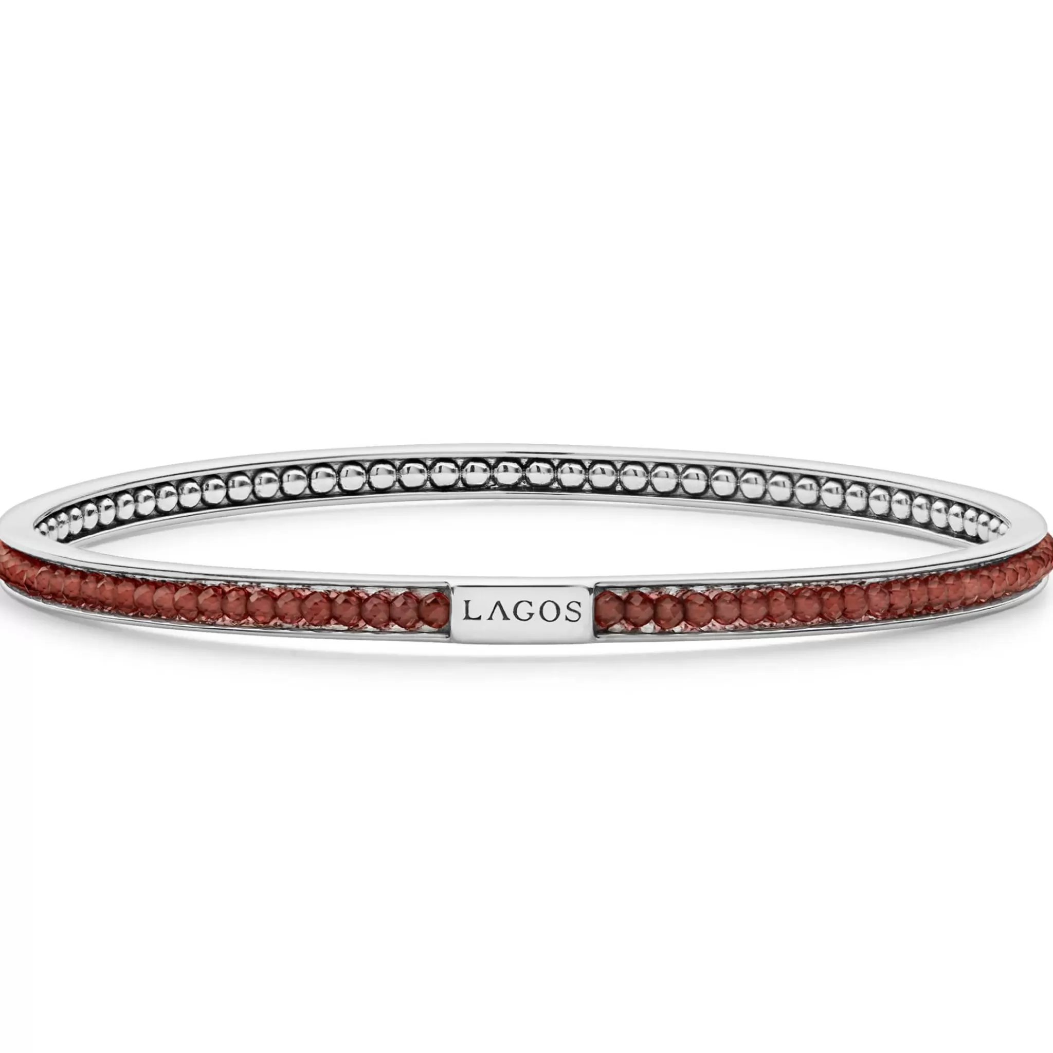 Online LAGOS Garnet Bangle