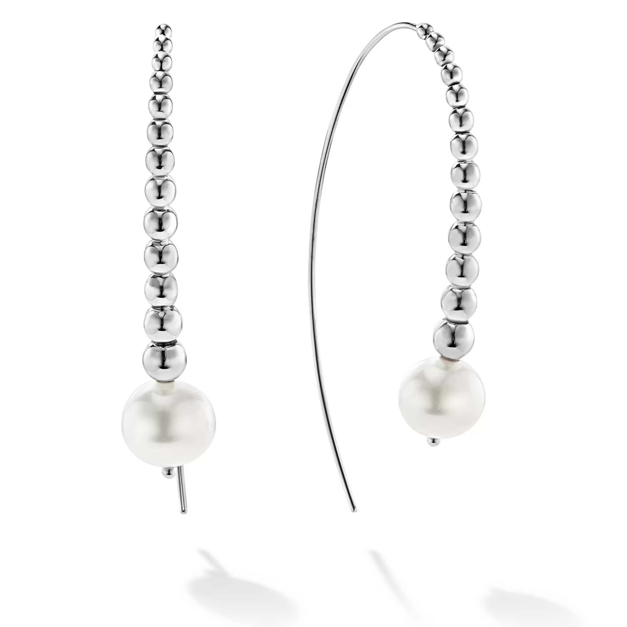 Online LAGOS Graduated Bead Pearl Earrings