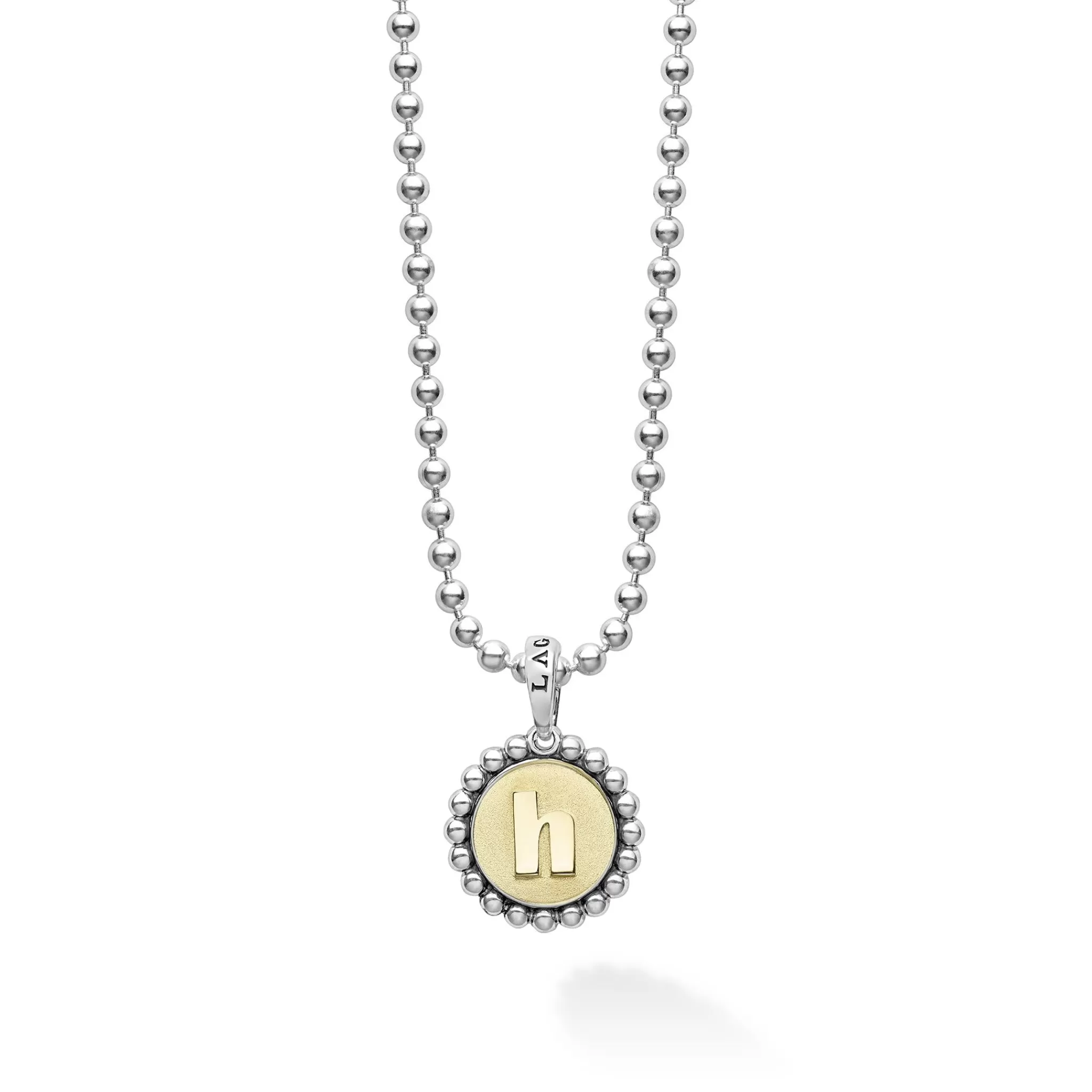 Discount LAGOS H Initial Charm Necklace