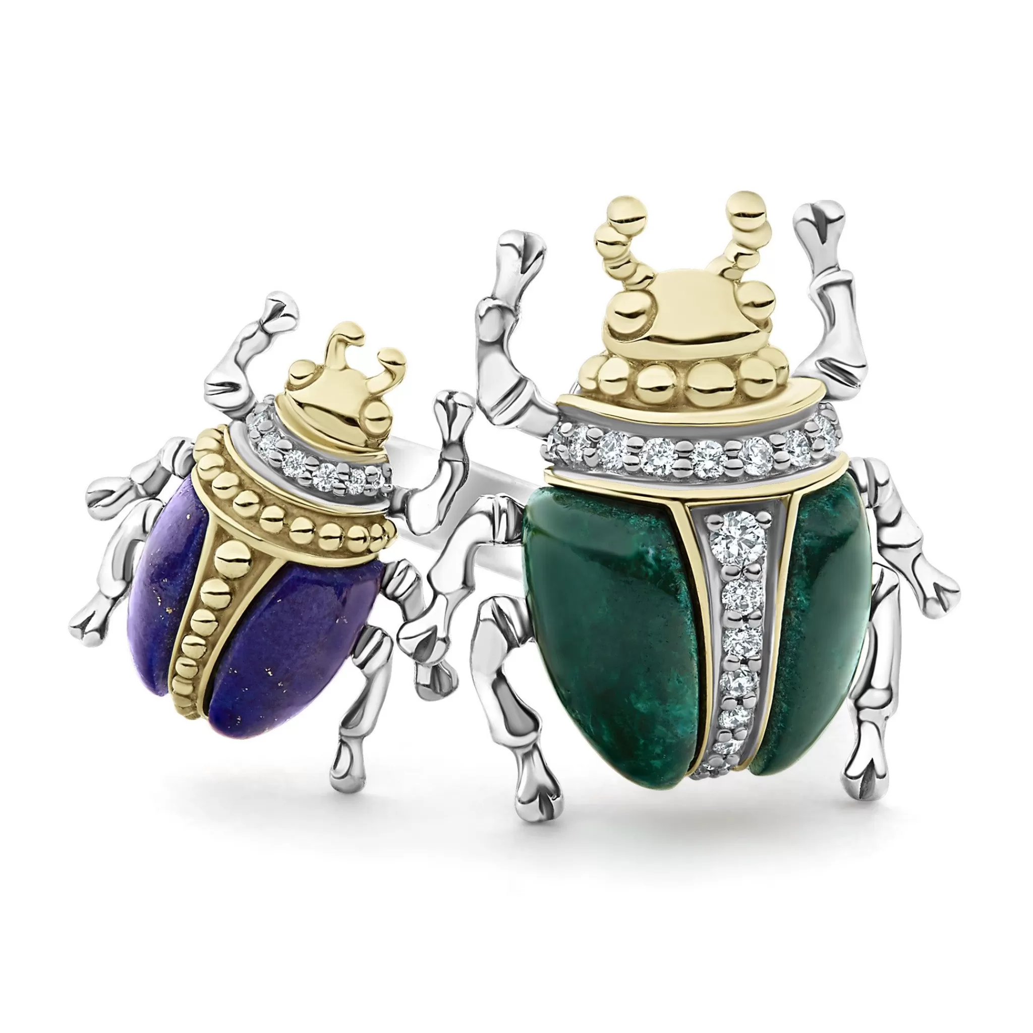 Best LAGOS Jade Double Beetle Diamond Ring