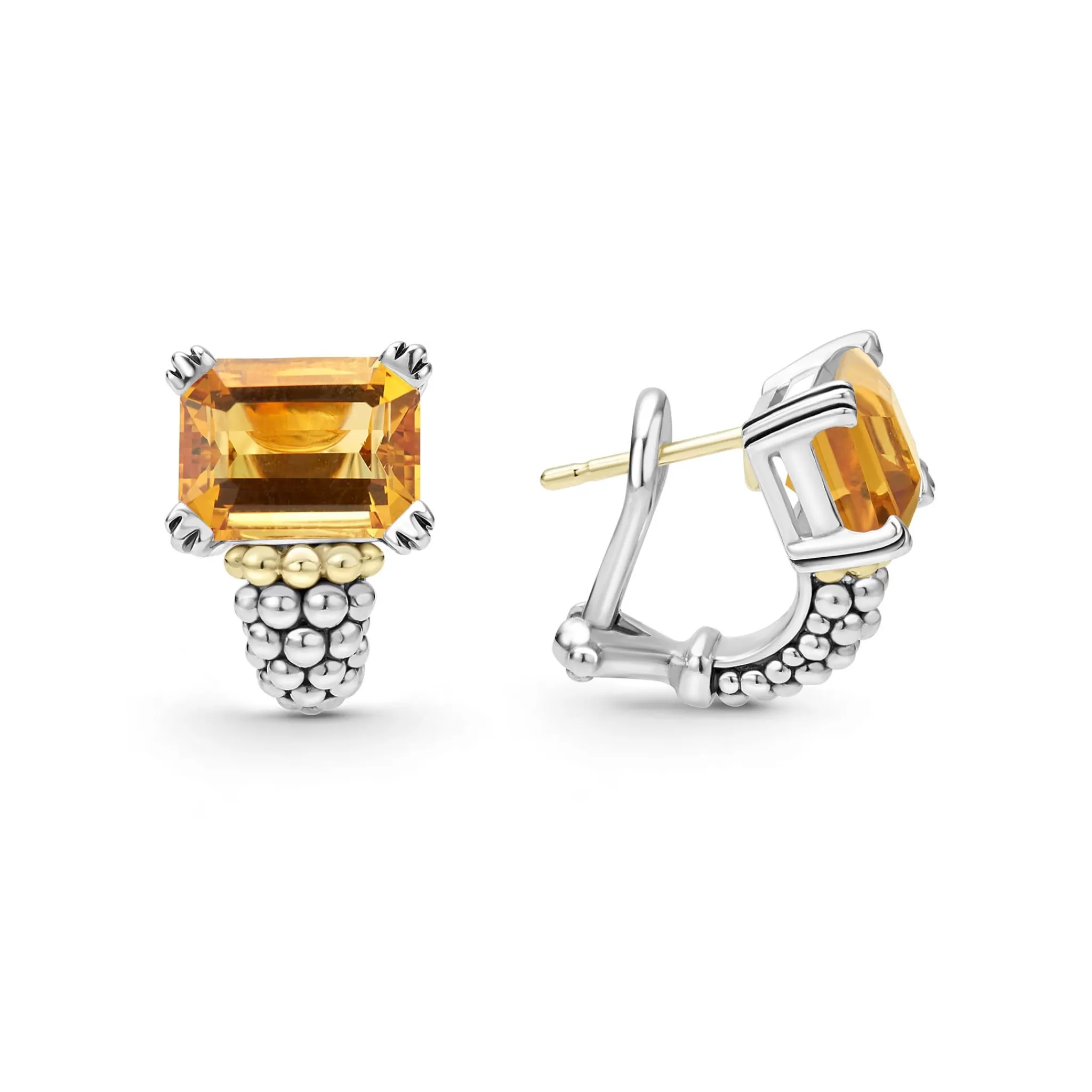 Fashion LAGOS Large Citrine Huggie Earrings