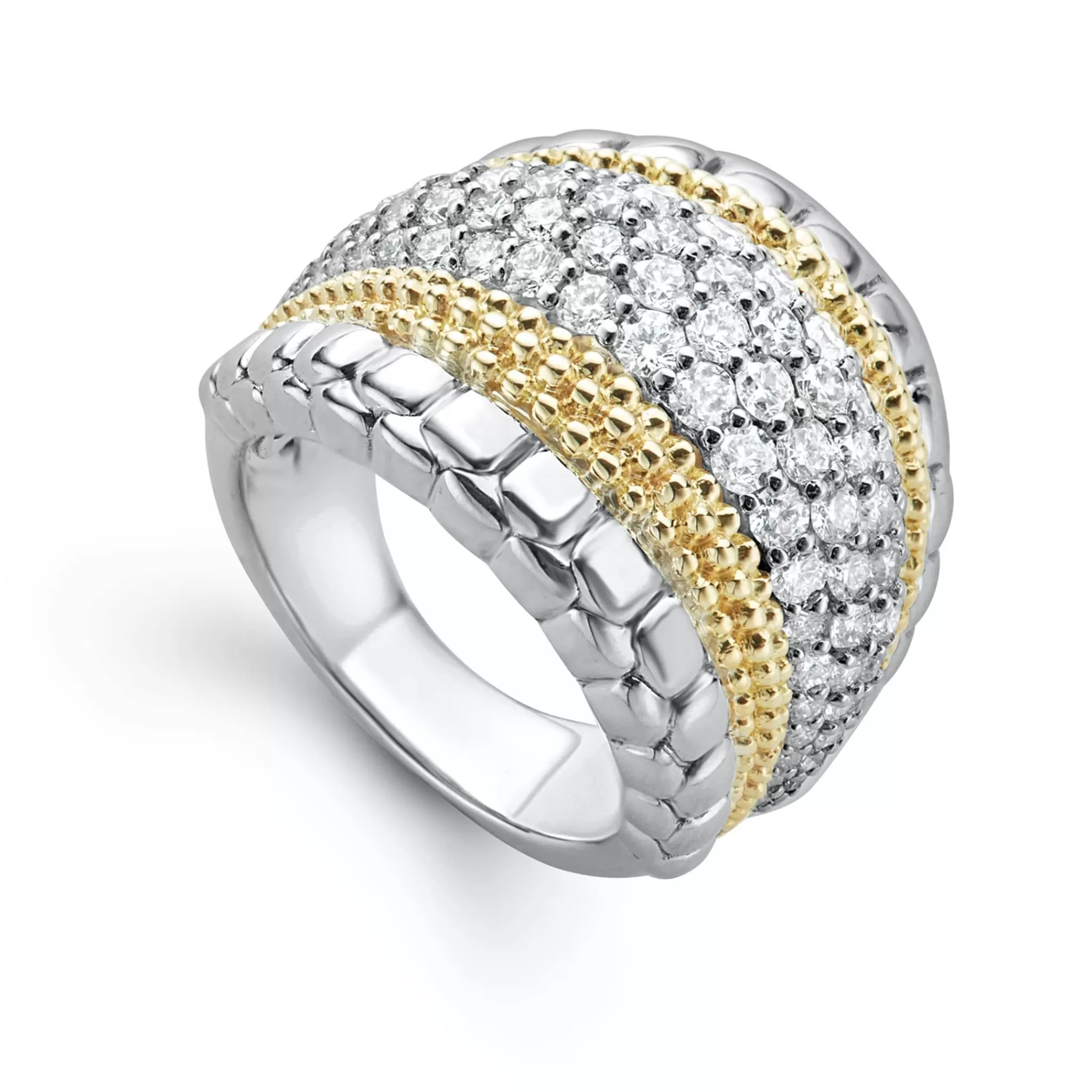 New LAGOS Large Diamond Statement Ring