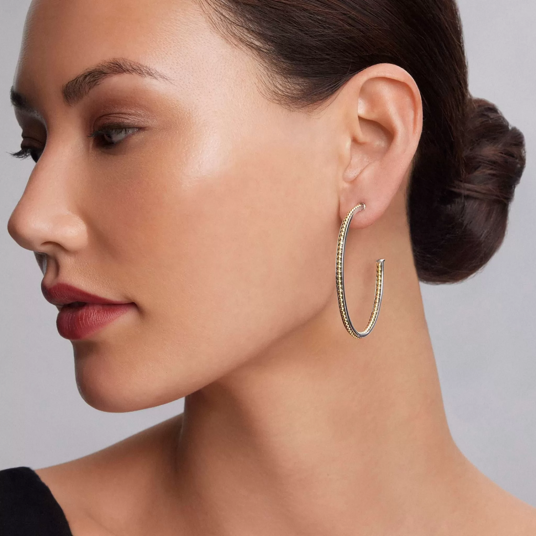 Outlet LAGOS Large Two-Tone Hoop Earrings