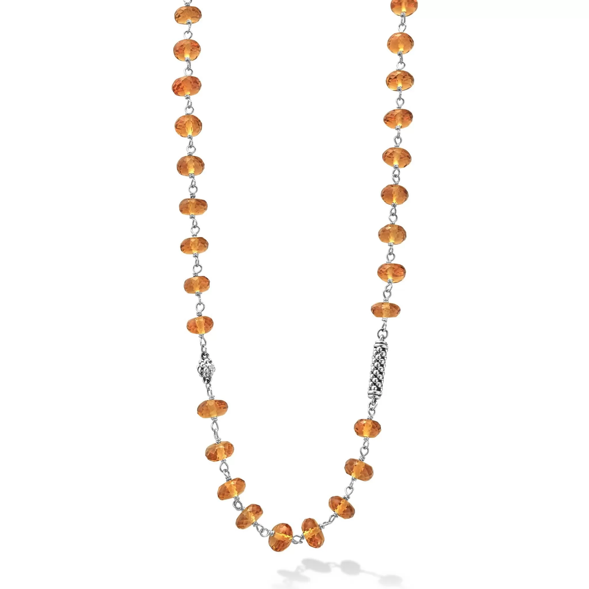 Cheap LAGOS Long Citrine Beaded Necklace