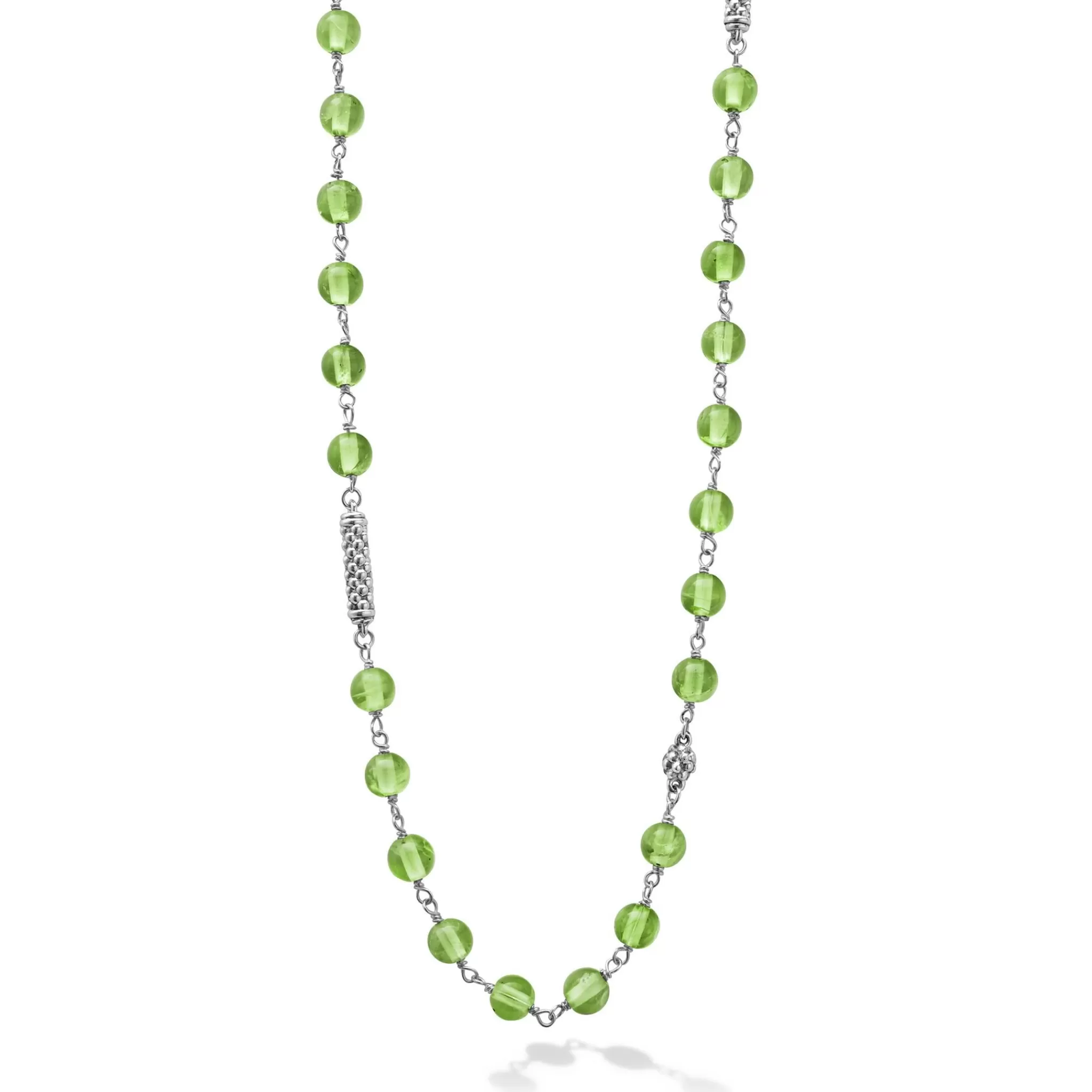 Store LAGOS Long Peridot Beaded Necklace