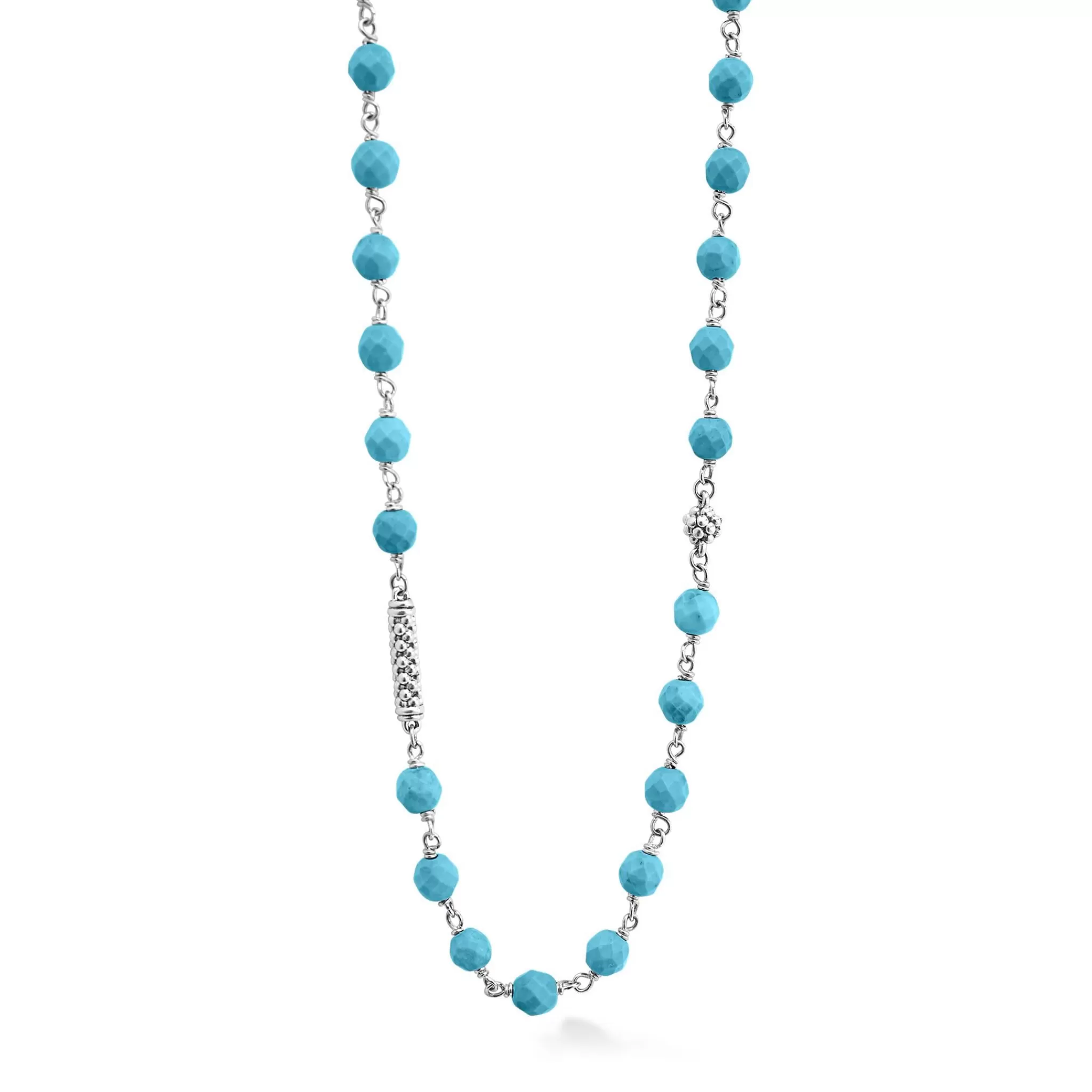 Clearance LAGOS Long Turquoise Beaded Necklace