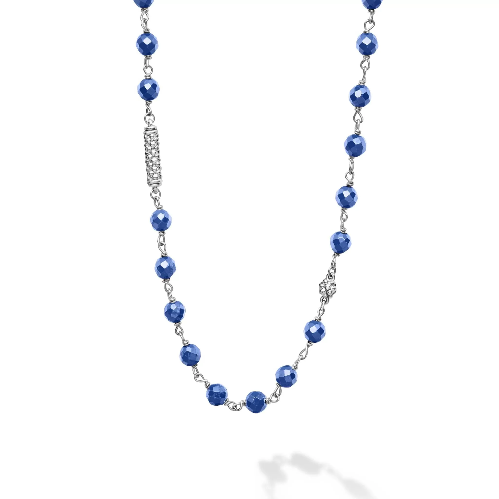 Best LAGOS Long Ultramarine Ceramic Beaded Necklace