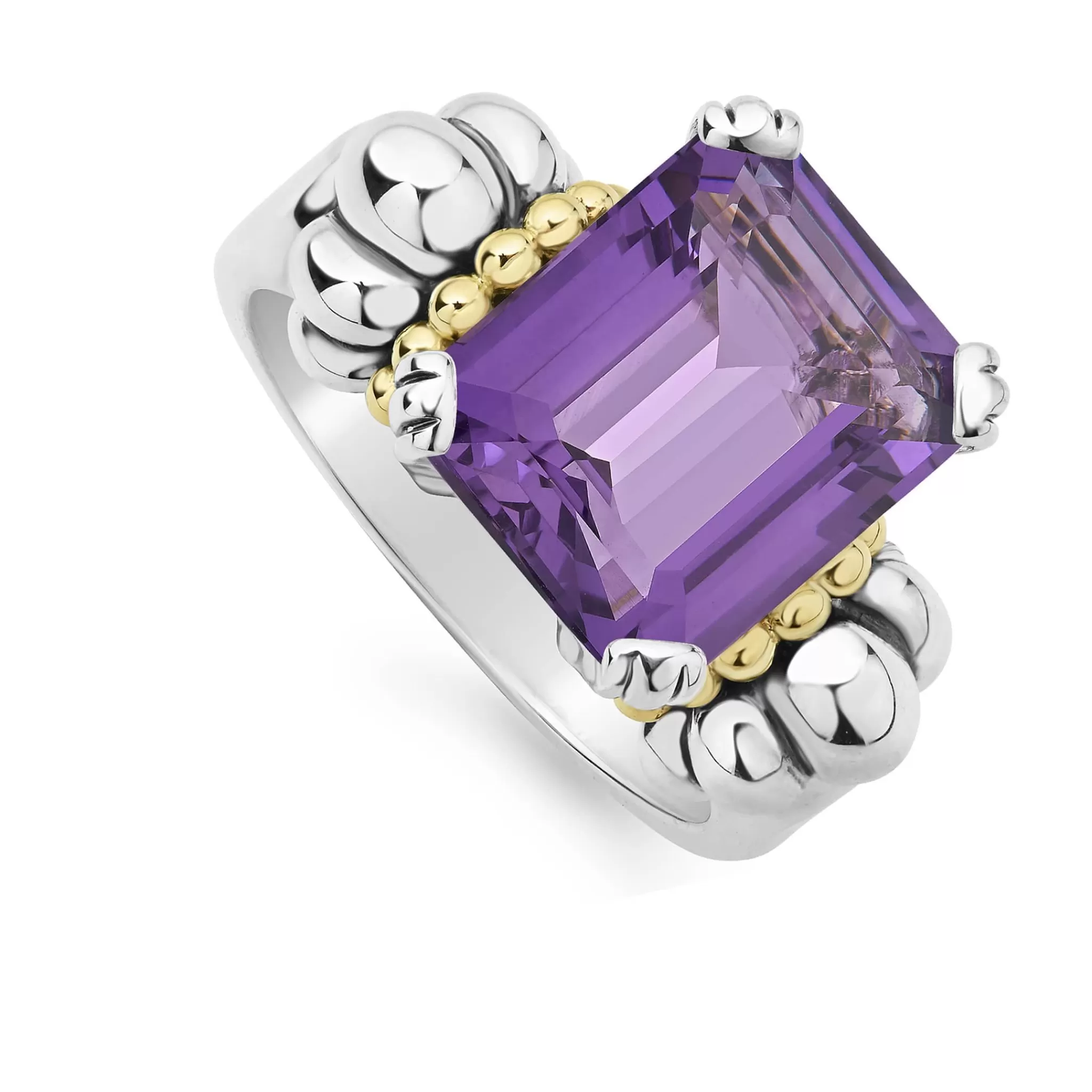 Best LAGOS Medium Emerald-Cut Amethyst Ring