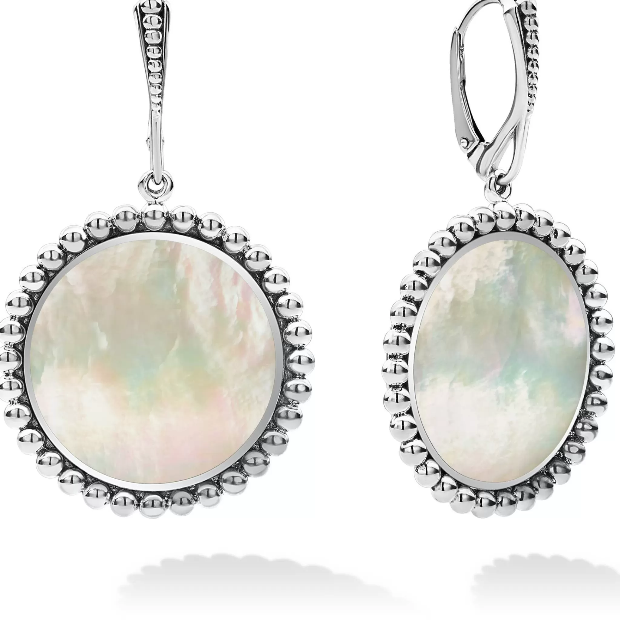 Flash Sale LAGOS Mother Of Pearl Circle Drop Earrings