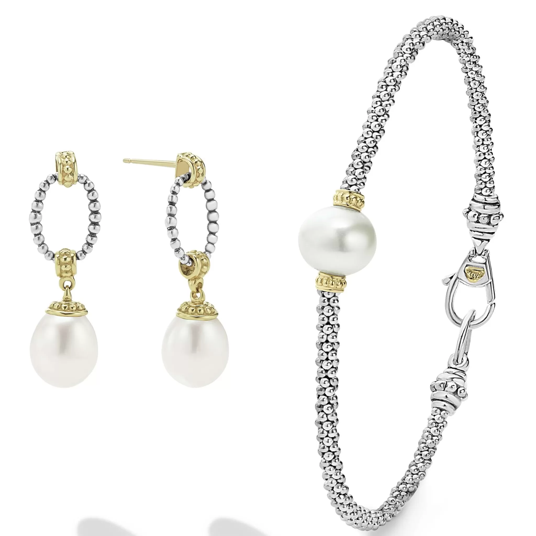 Discount LAGOS Pearl Earrings And Bracelet Gift Set