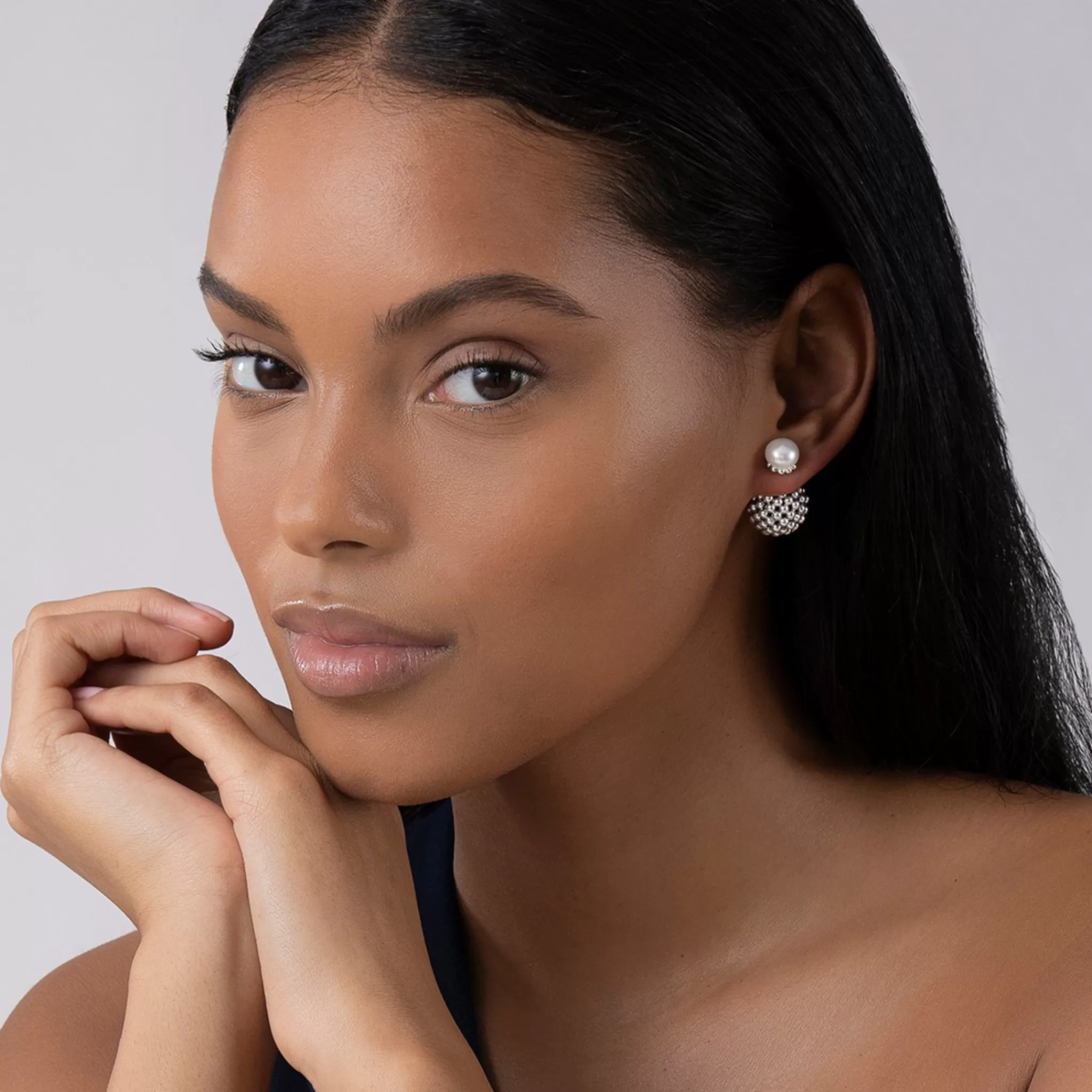 Discount LAGOS Pearl Front-Back Earrings