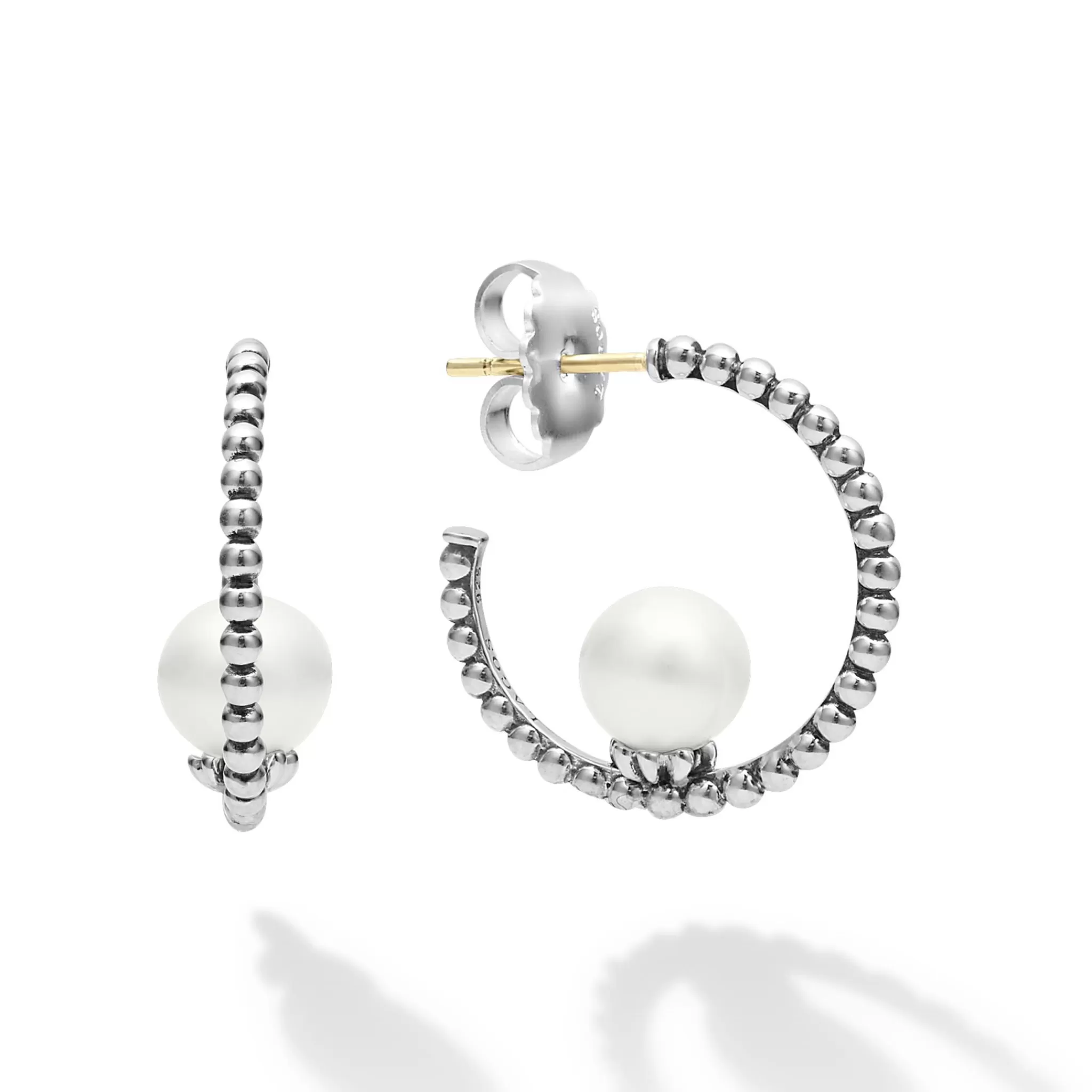 Shop LAGOS Pearl Hoop Earring