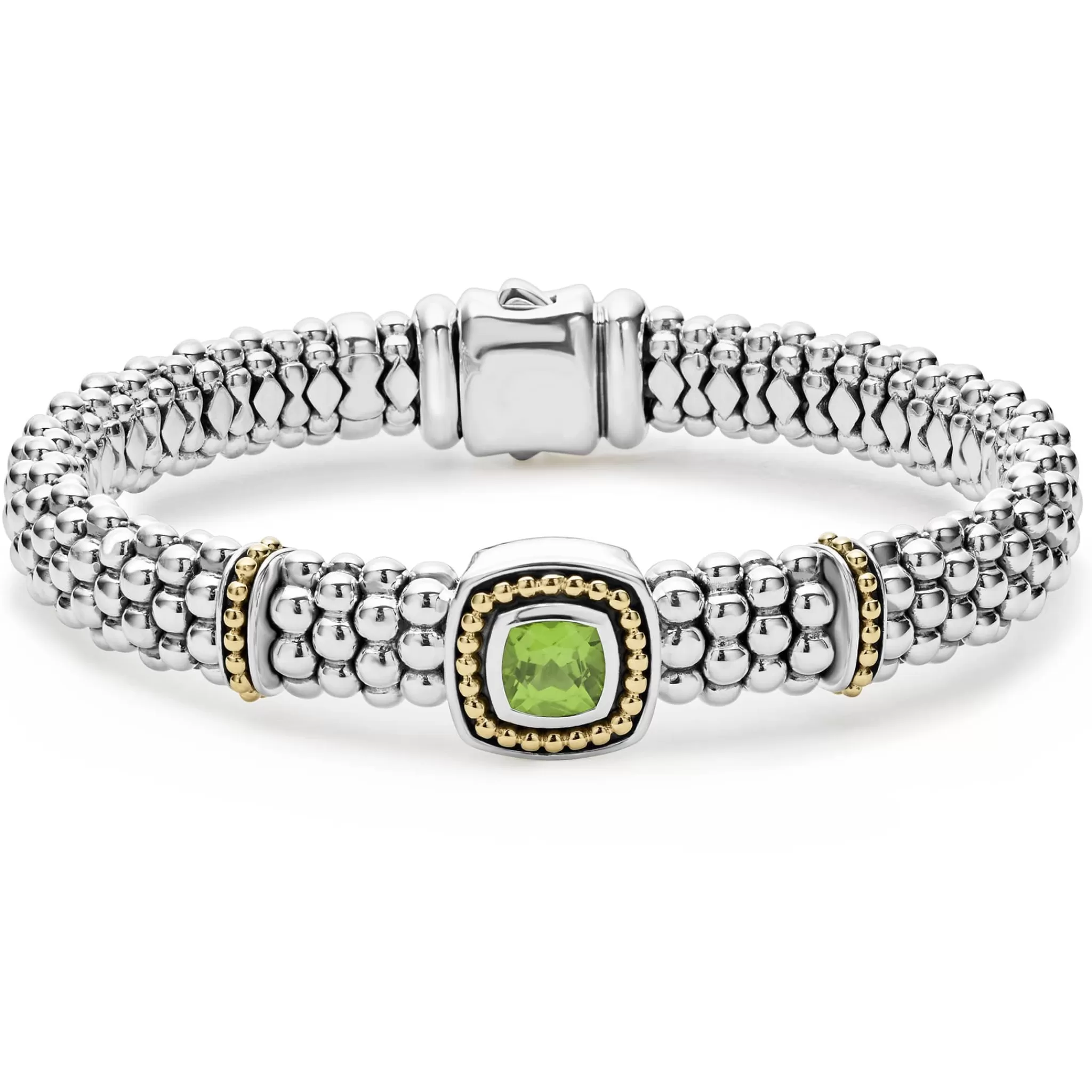 Hot LAGOS Peridot Caviar Bracelet | 9Mm