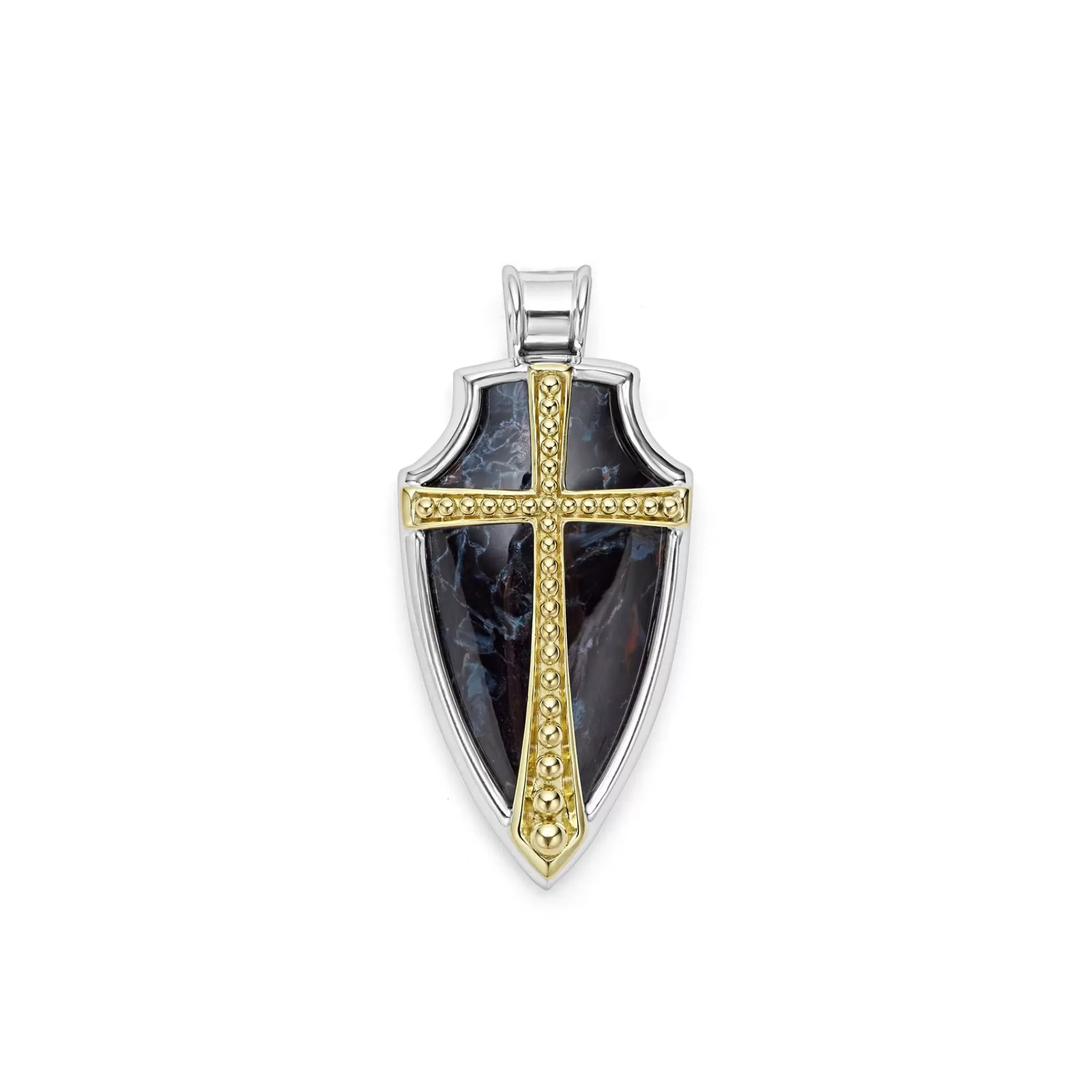 New LAGOS Pietersite Shield Amulet